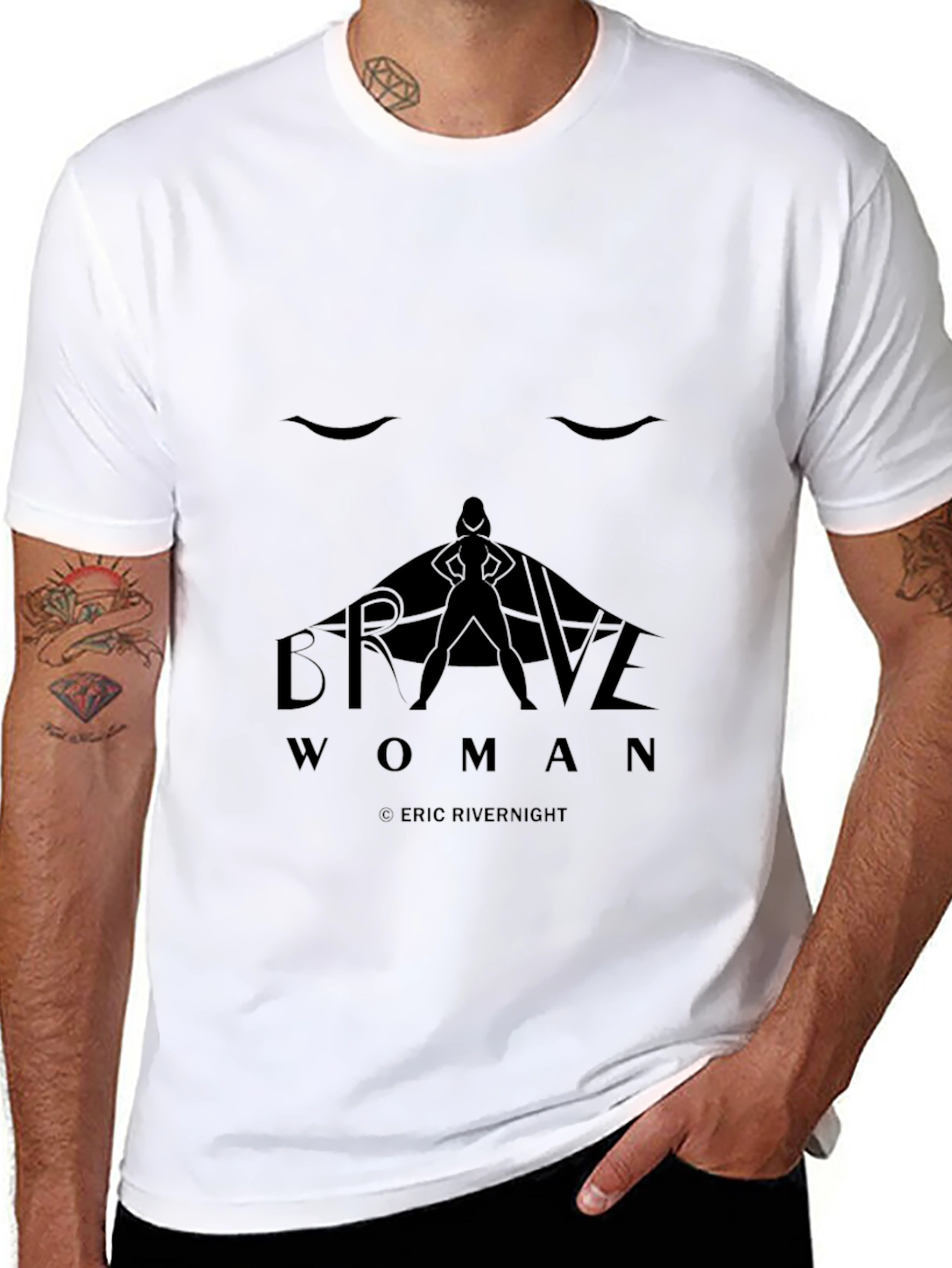 Brave Woman Graphic T-Shirt - Empowerment Tee