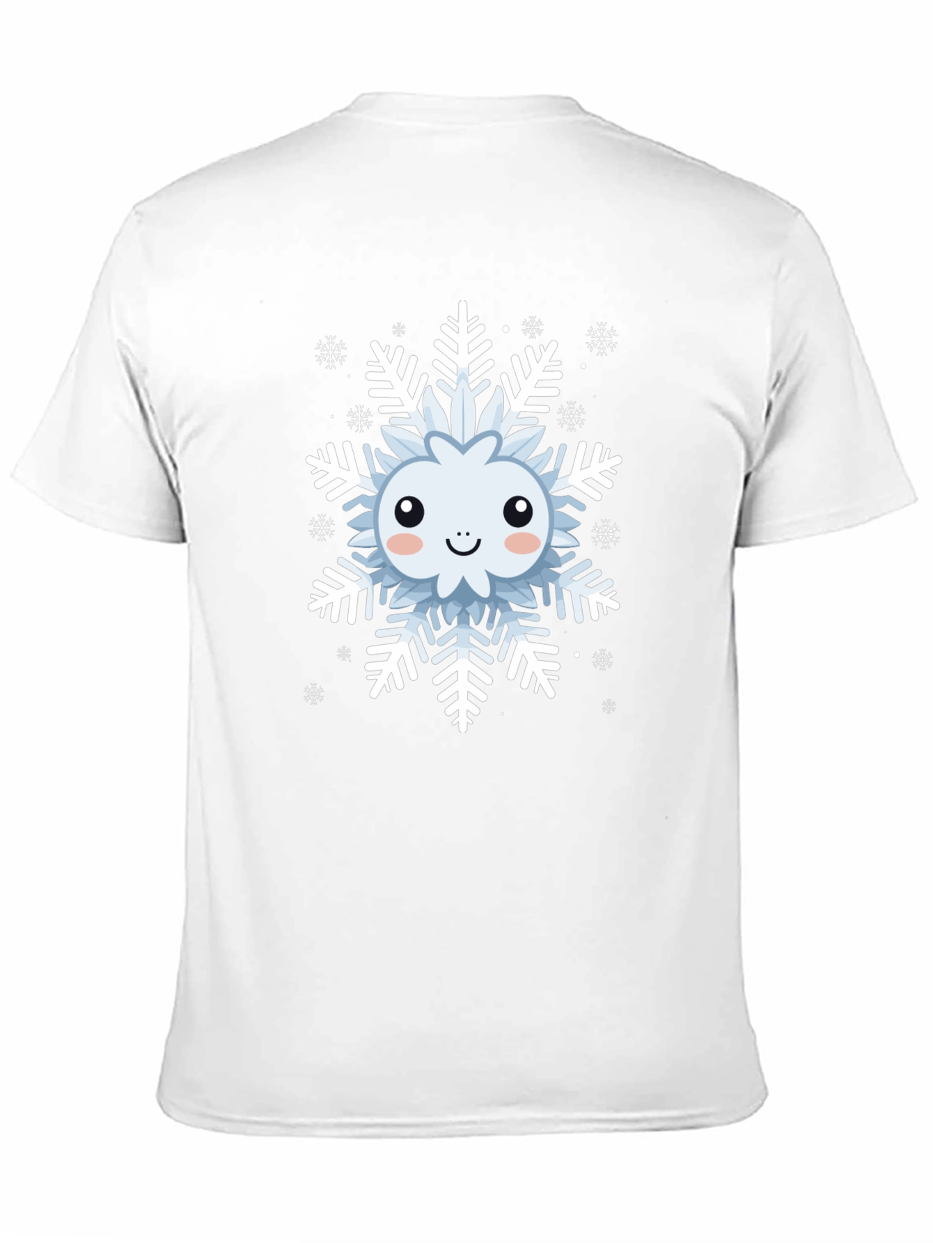 Cute Snowflake Graphic Tee - Winter Holiday Apparel