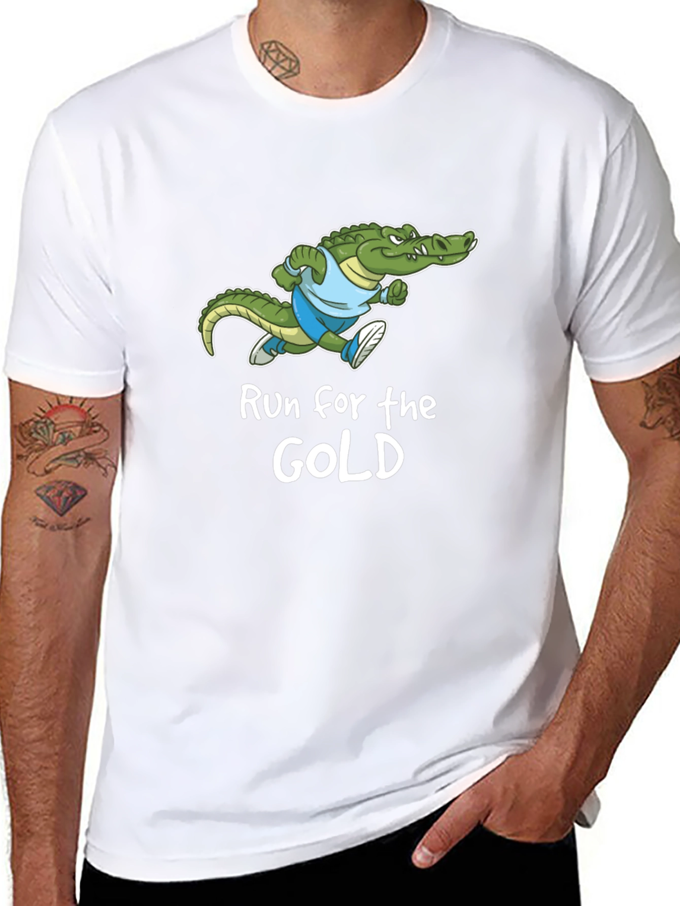 Run for the Gold Gator Graphic Tee
