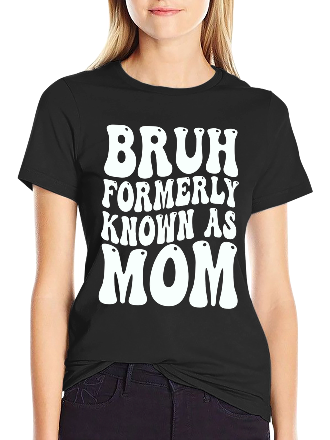 Bruh Formerly Known As Mom T-Shirt - Black