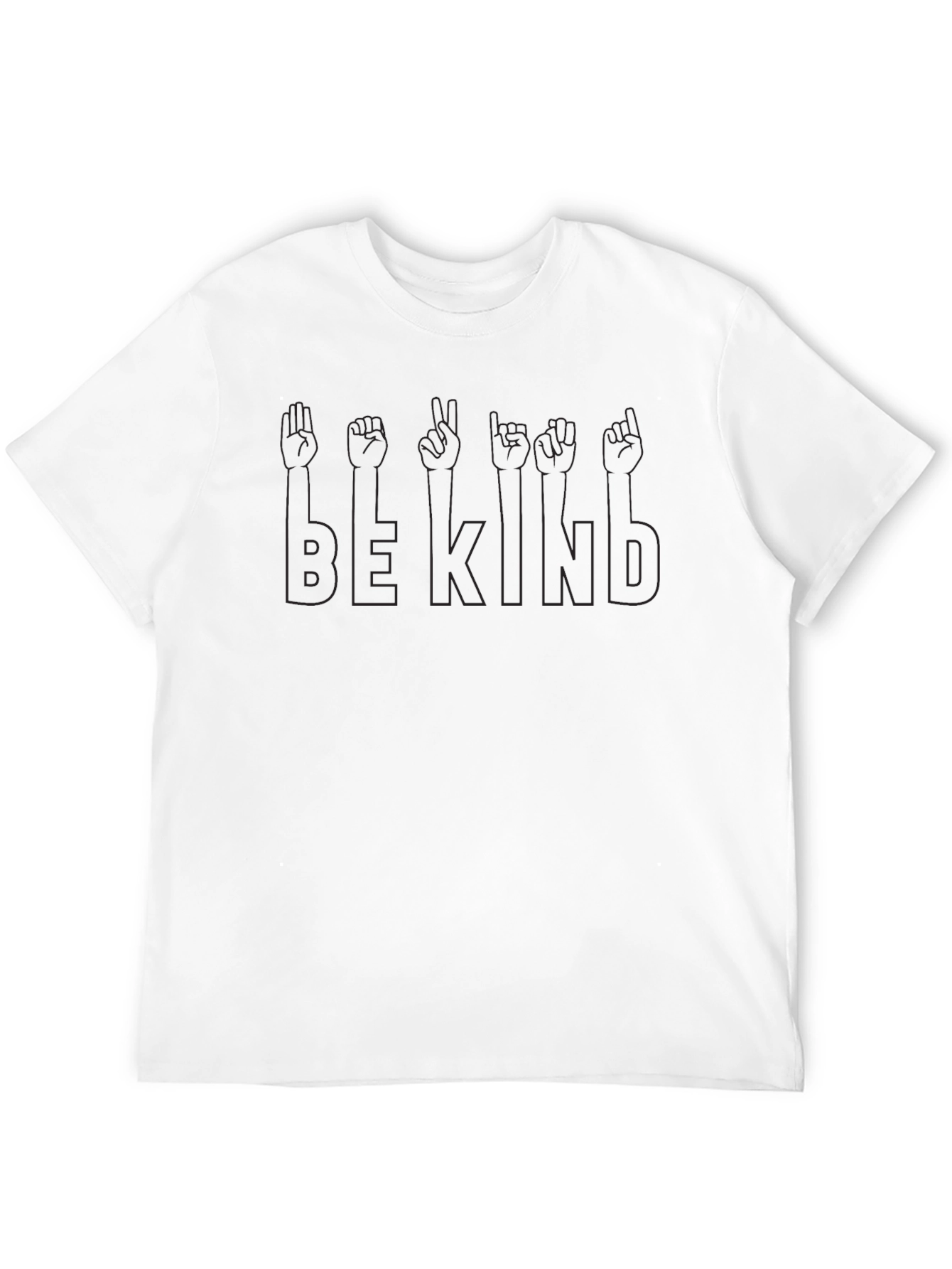 Be Kind Sign Language Graphic Tee