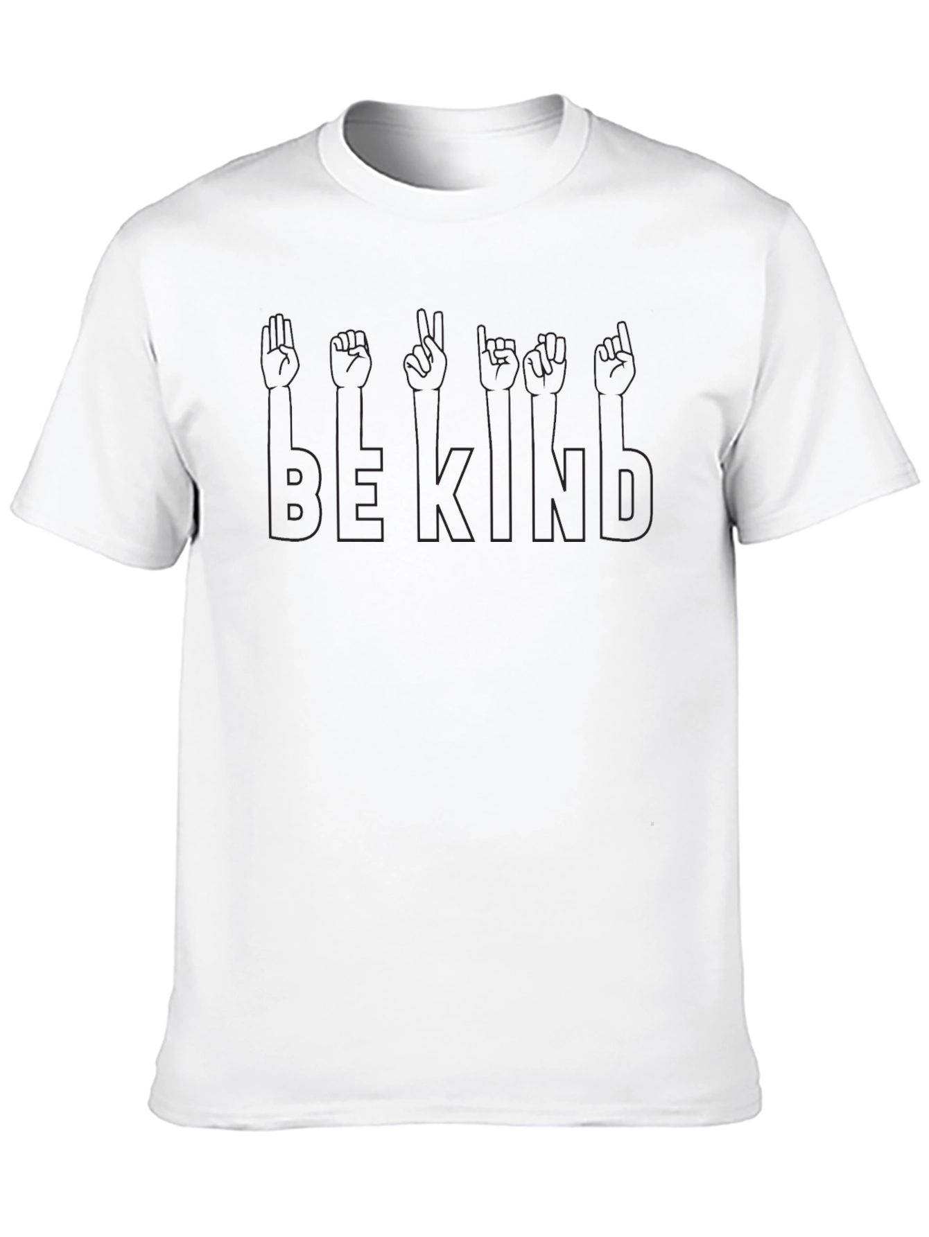 Be Kind Sign Language Graphic Tee