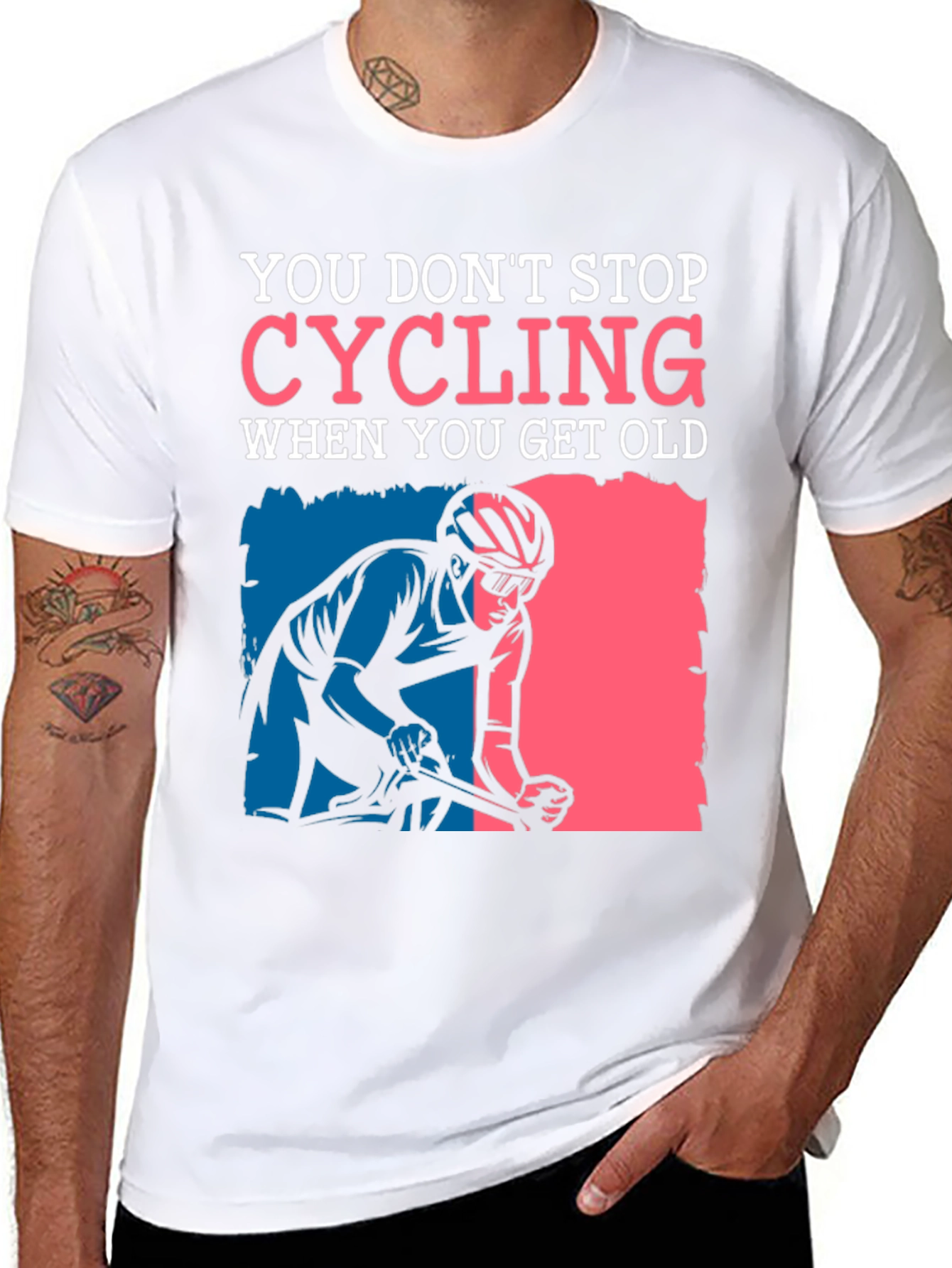 Cycling Never Gets Old Graphic Tee