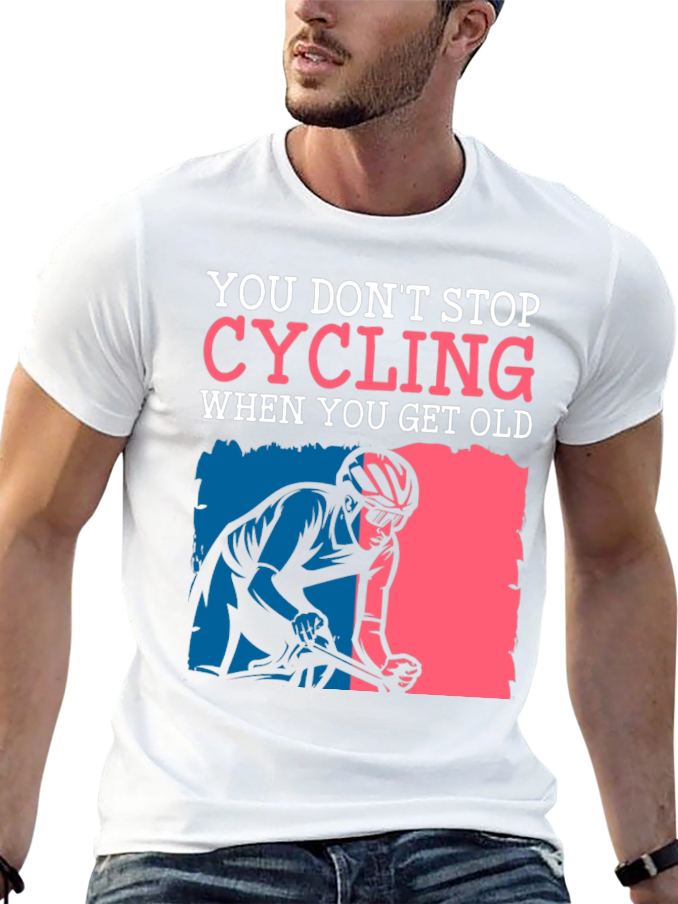 Cycling Never Gets Old Graphic Tee