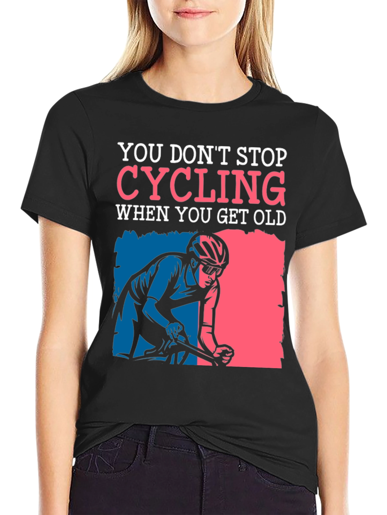 Cycling Never Gets Old Graphic Tee