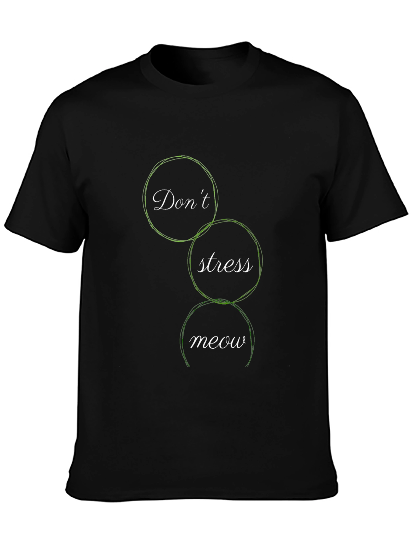 Dont Stress Meow T-Shirt - Relaxed Fit