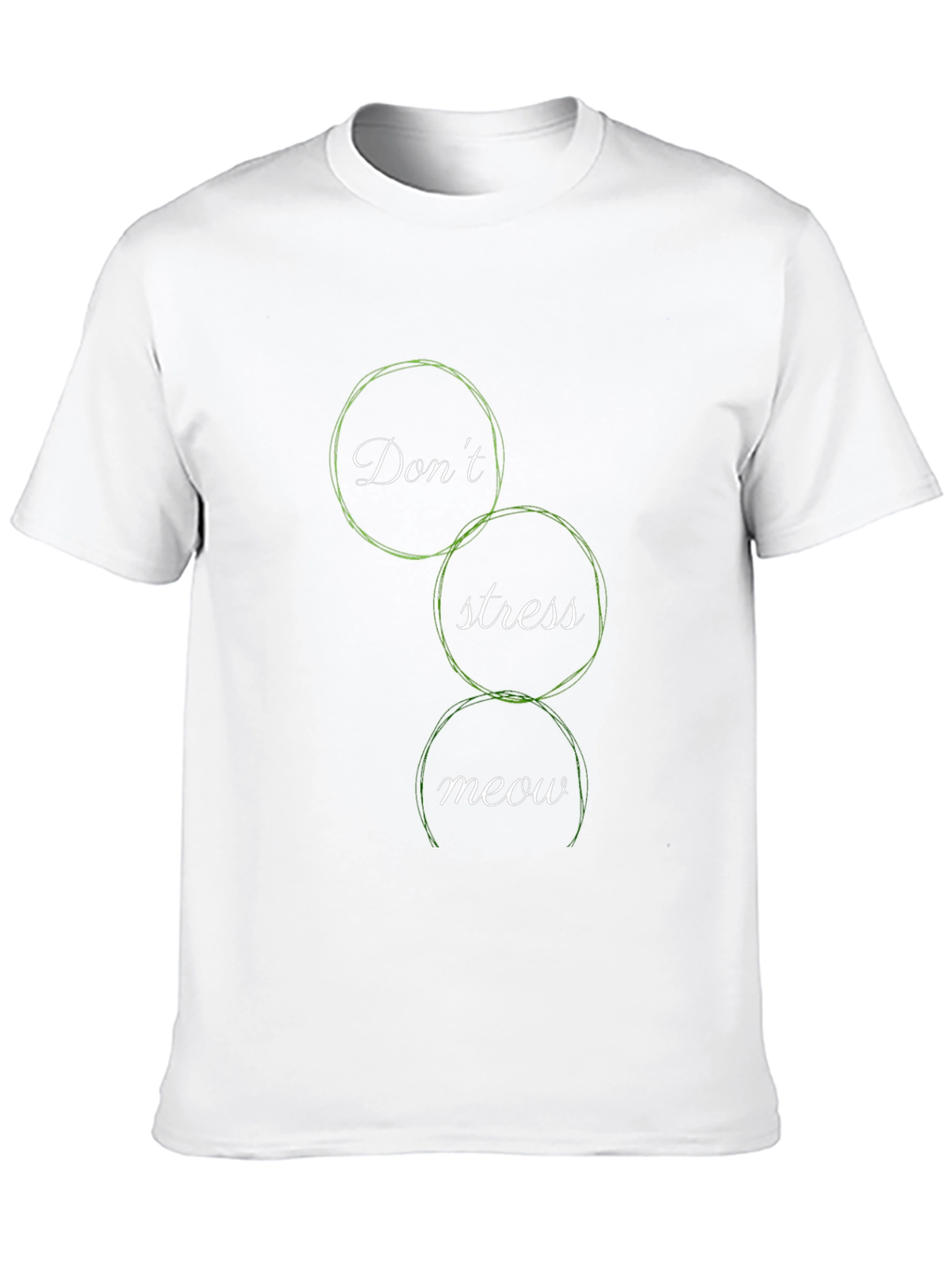Dont Stress Meow T-Shirt - Relaxed Fit