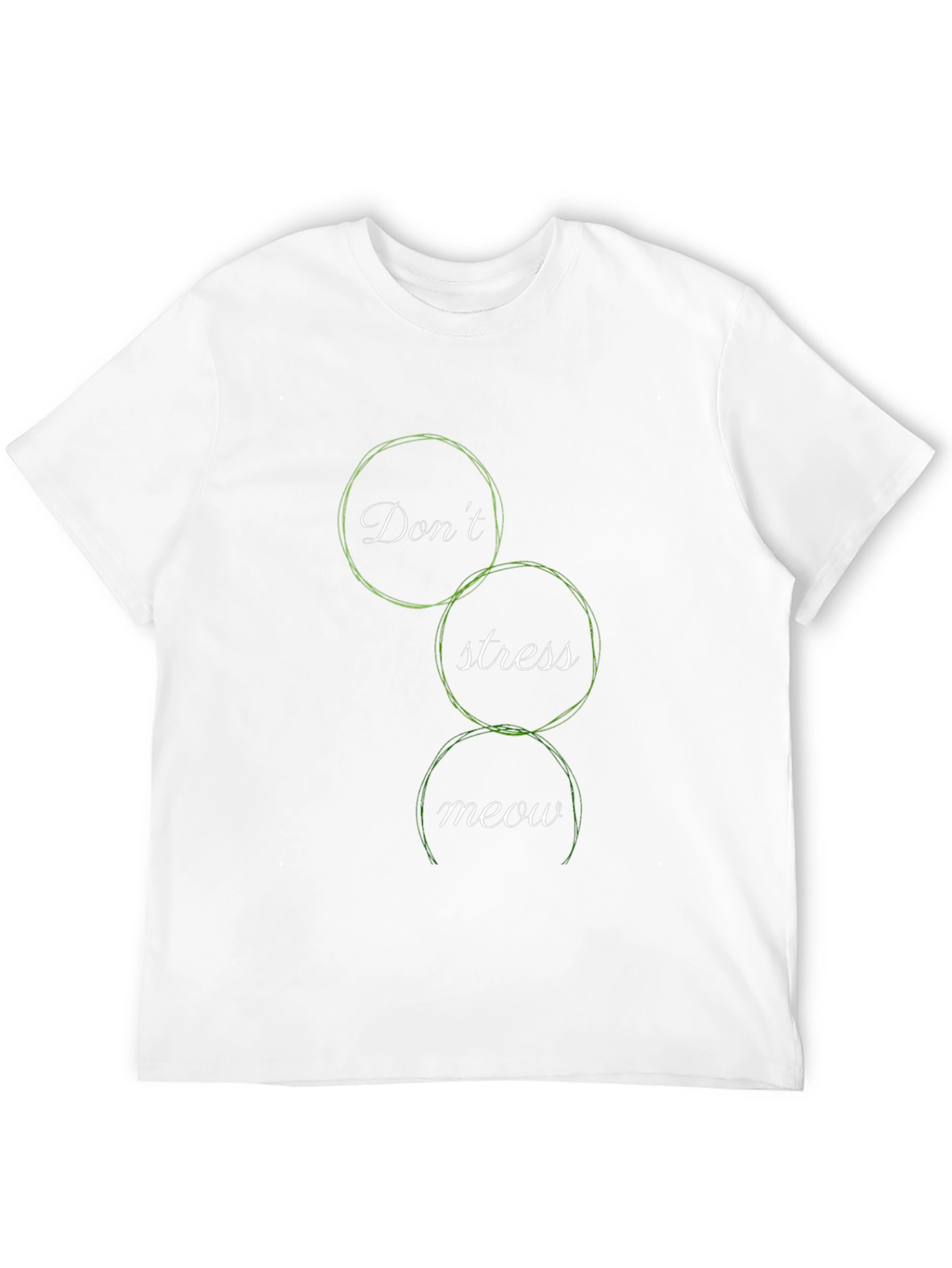 Dont Stress Meow T-Shirt - Relaxed Fit