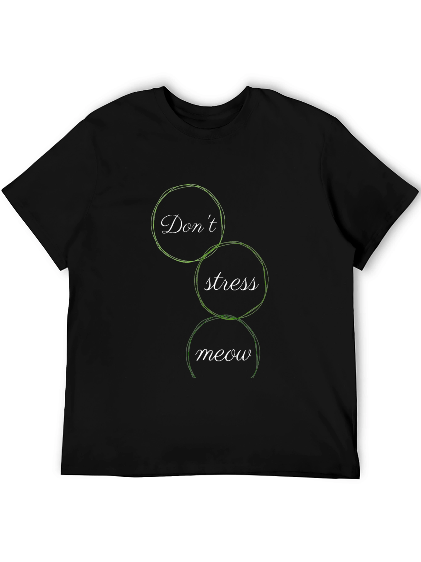 Dont Stress Meow T-Shirt - Relaxed Fit