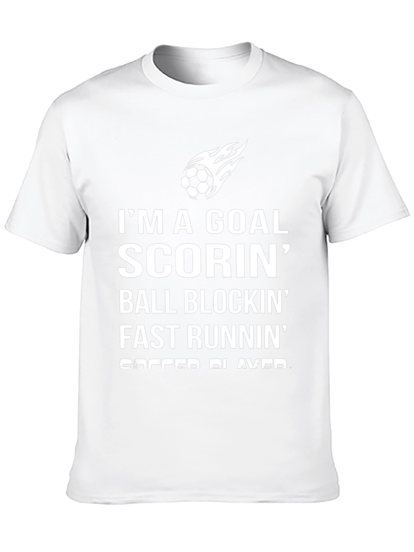 Goal Scorin Soccer Player Graphic T-Shirt