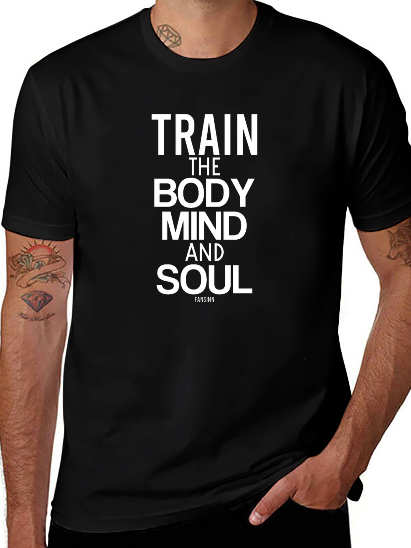 Train Body Mind Soul Graphic Tee