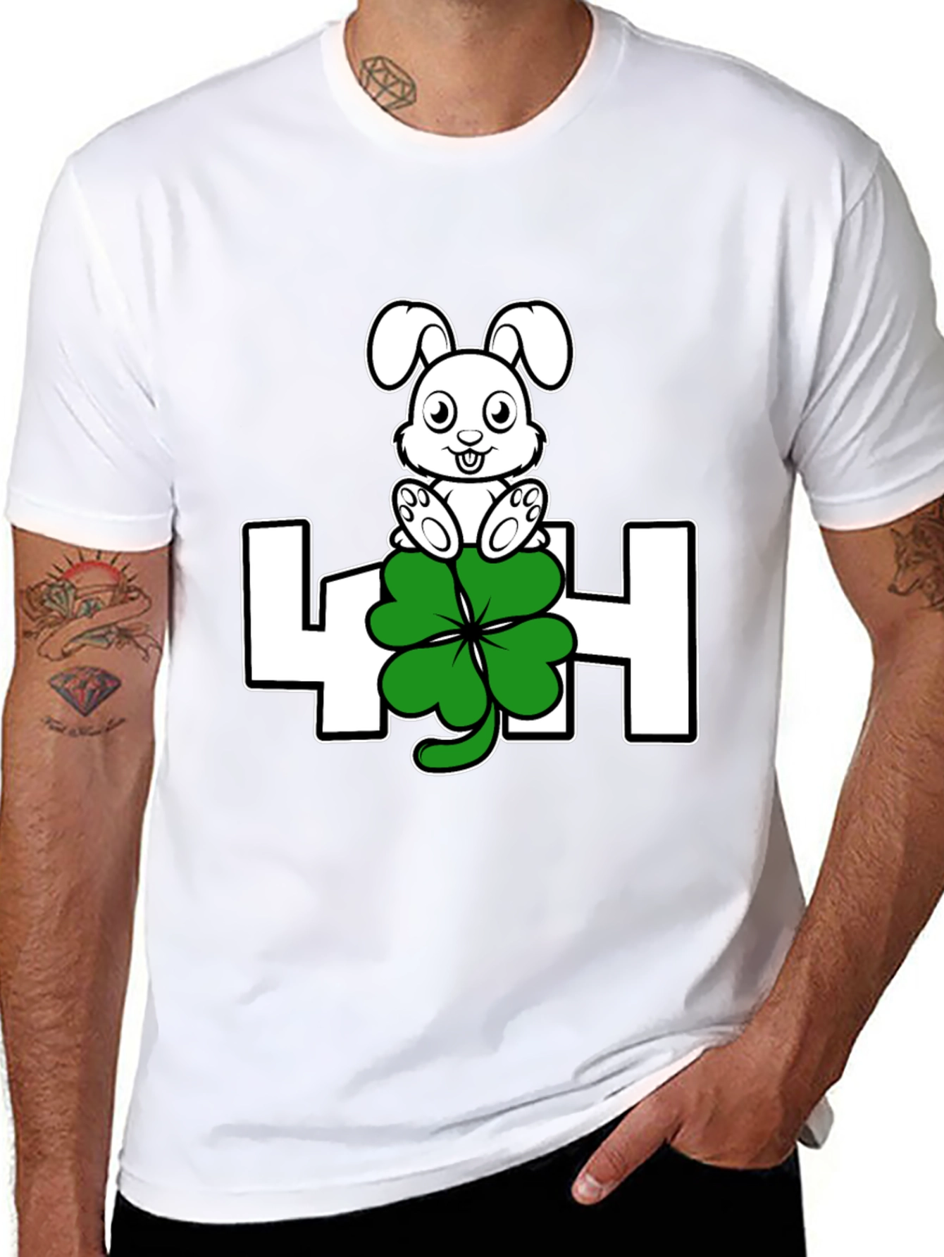 Lucky Rabbit 4H St. Patricks Day T-Shirt