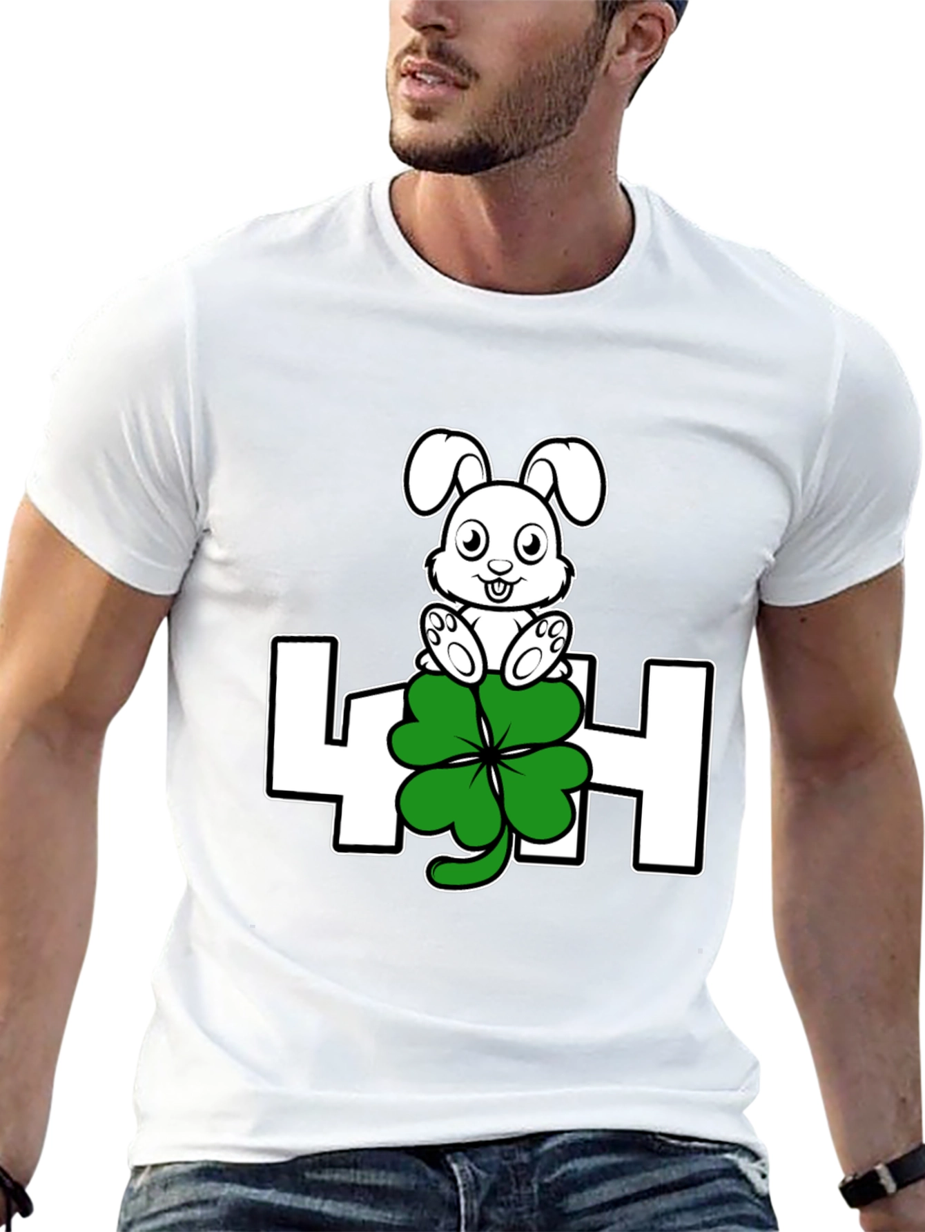 Lucky Rabbit 4H St. Patricks Day T-Shirt