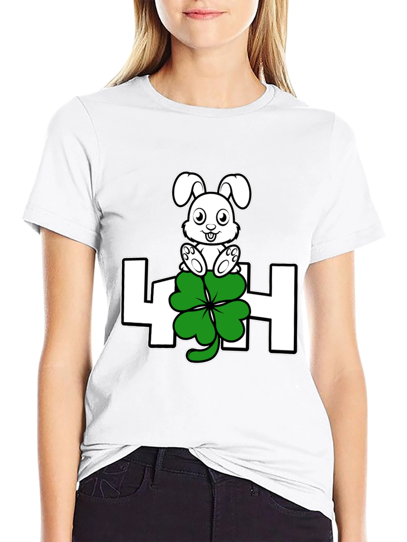 Lucky Rabbit 4H St. Patricks Day T-Shirt