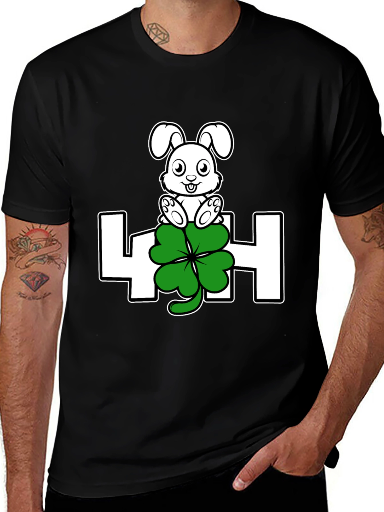 Lucky Rabbit 4H St. Patricks Day T-Shirt