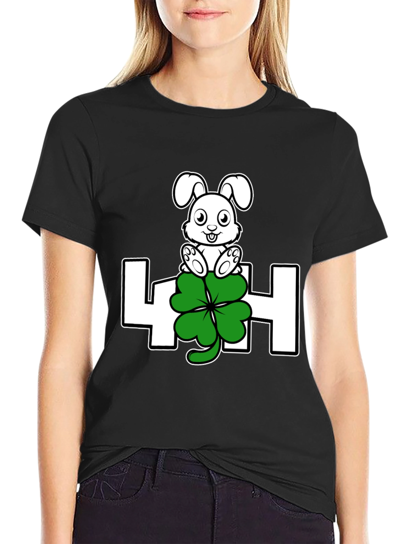 Lucky Rabbit 4H St. Patricks Day T-Shirt