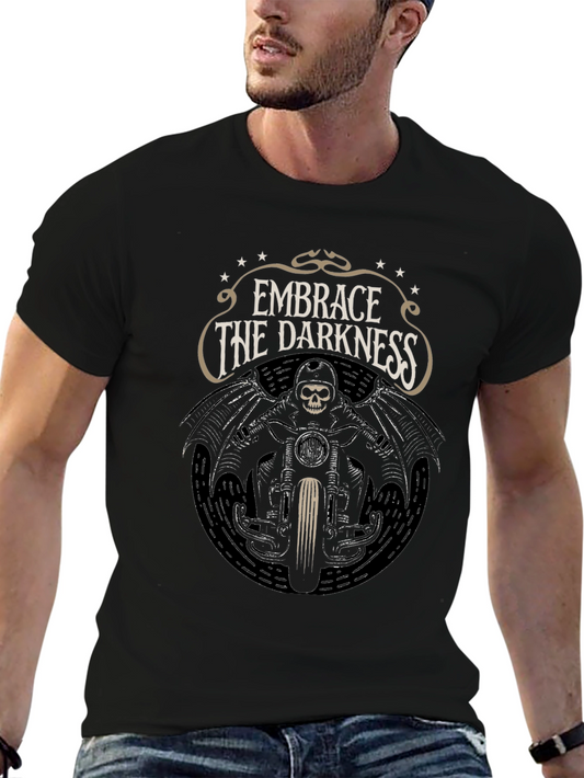 Embrace the Darkness Biker T-Shirt
