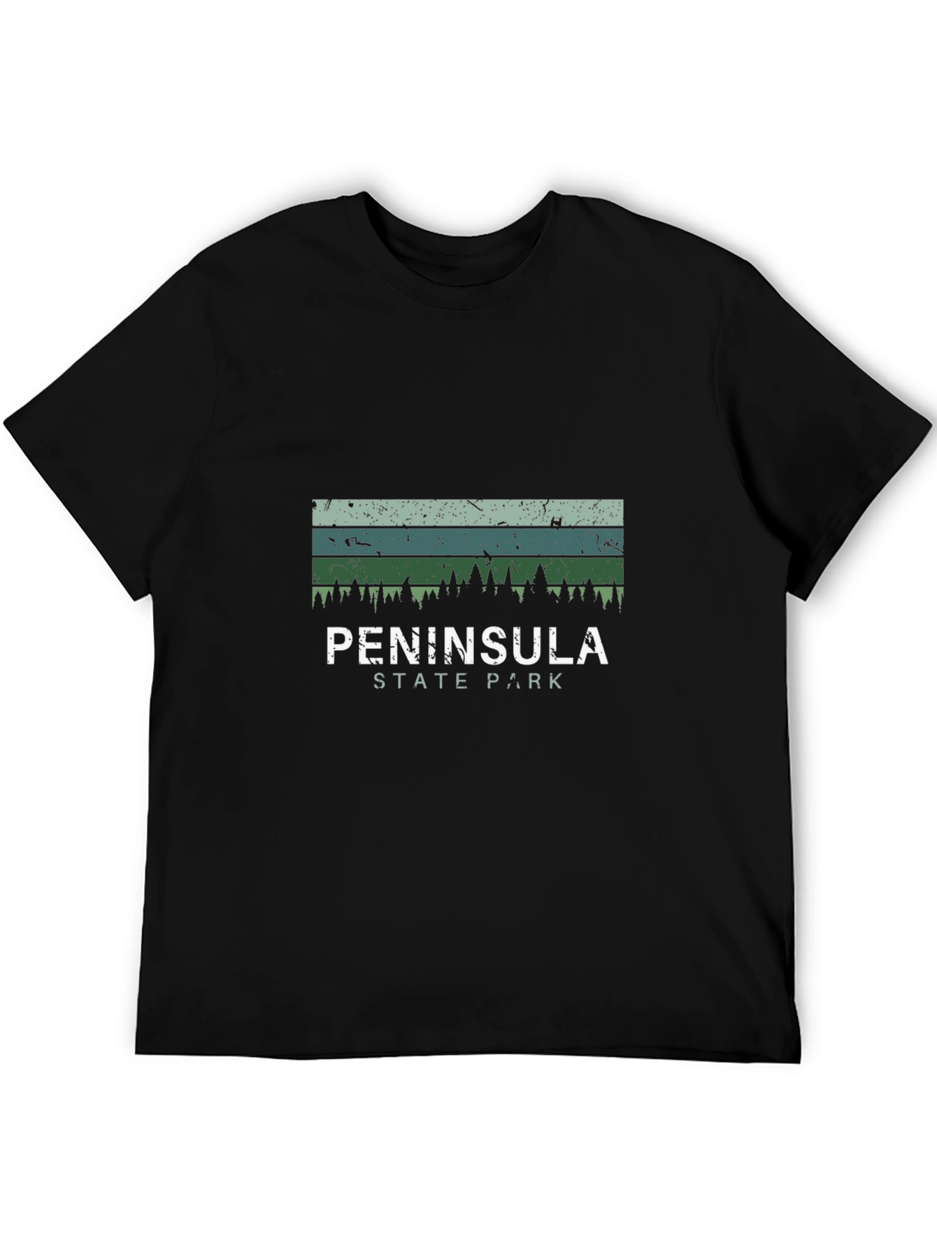 Peninsula State Park Black T-Shirt