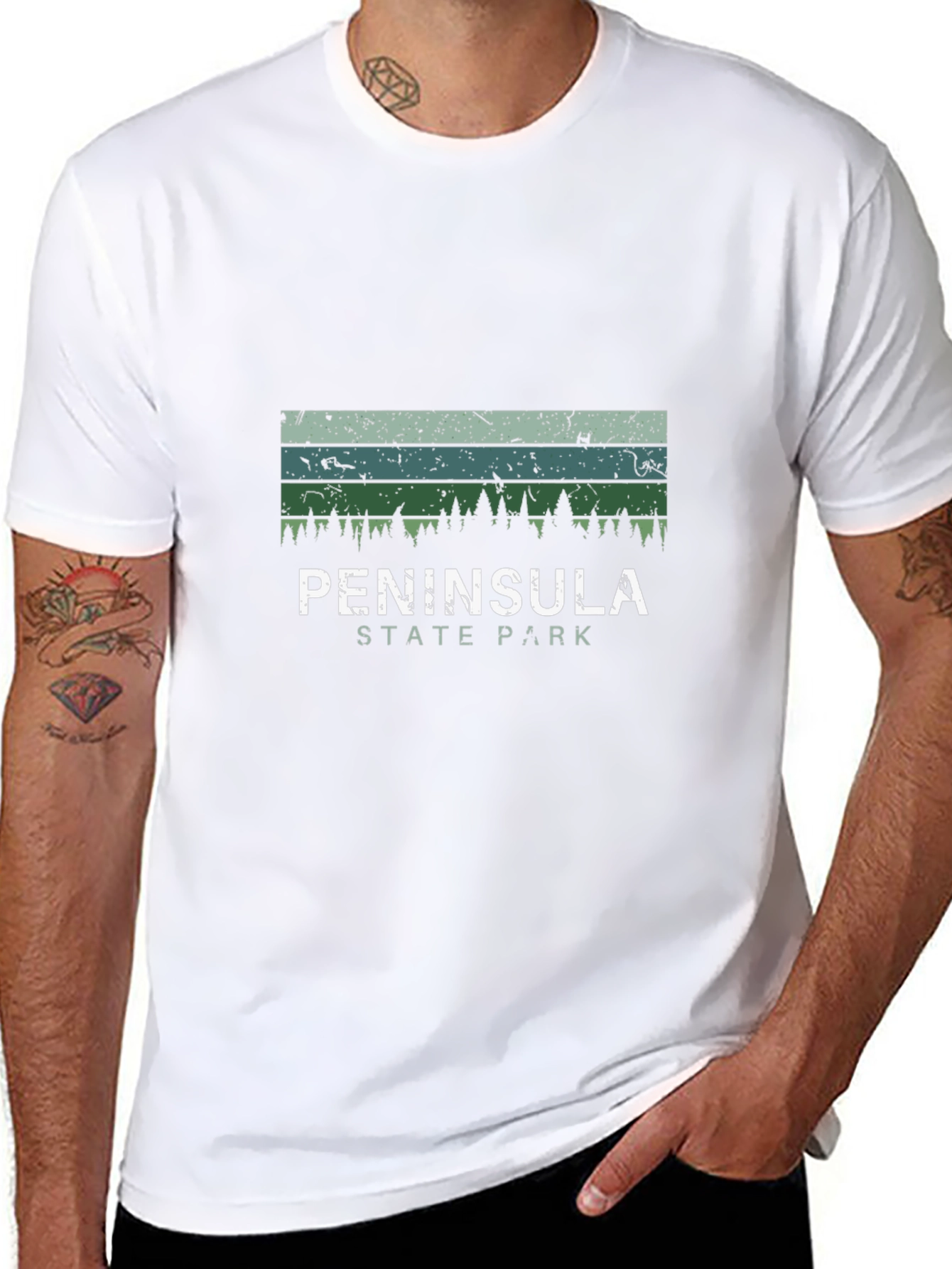 Peninsula State Park Black T-Shirt