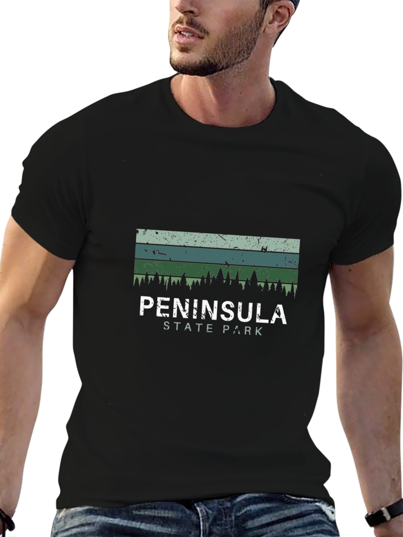 Peninsula State Park Black T-Shirt