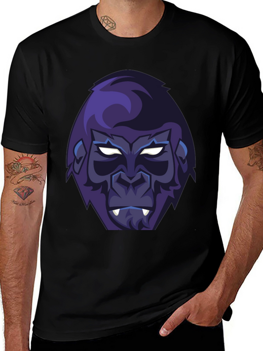 Cool Gorilla Graphic T-Shirt - Mens Black Tee
