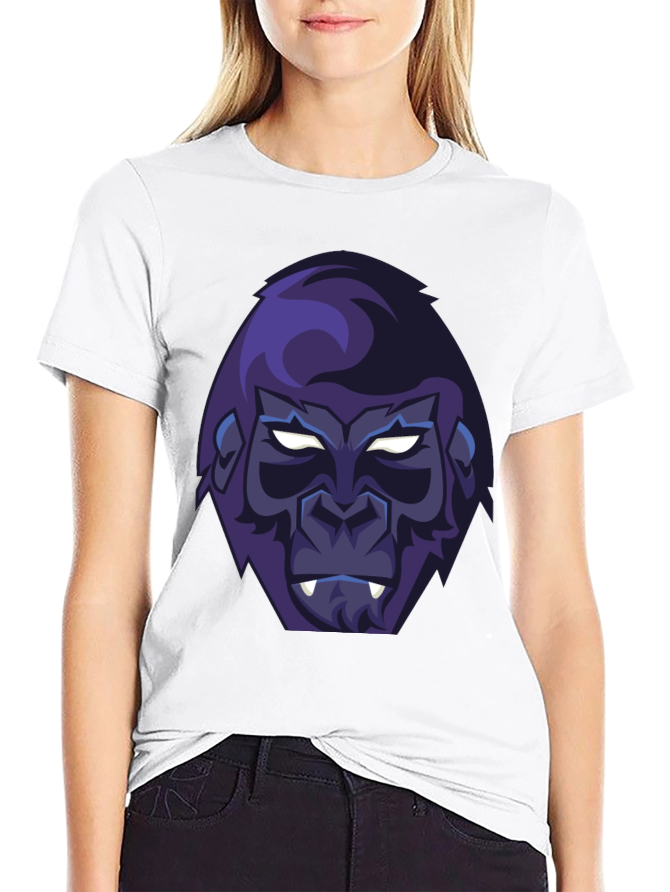 Cool Gorilla Graphic T-Shirt - Mens Black Tee