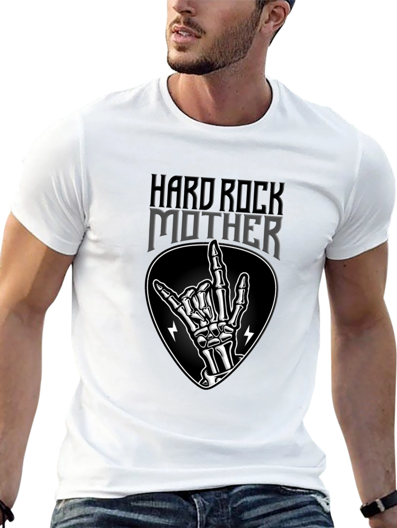 Hard Rock Skeleton Hand T-Shirt