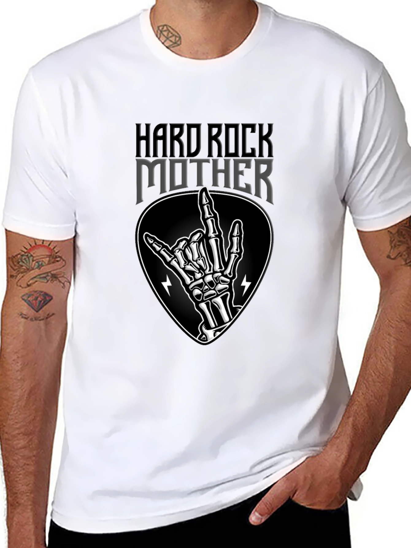 Hard Rock Skeleton Hand T-Shirt