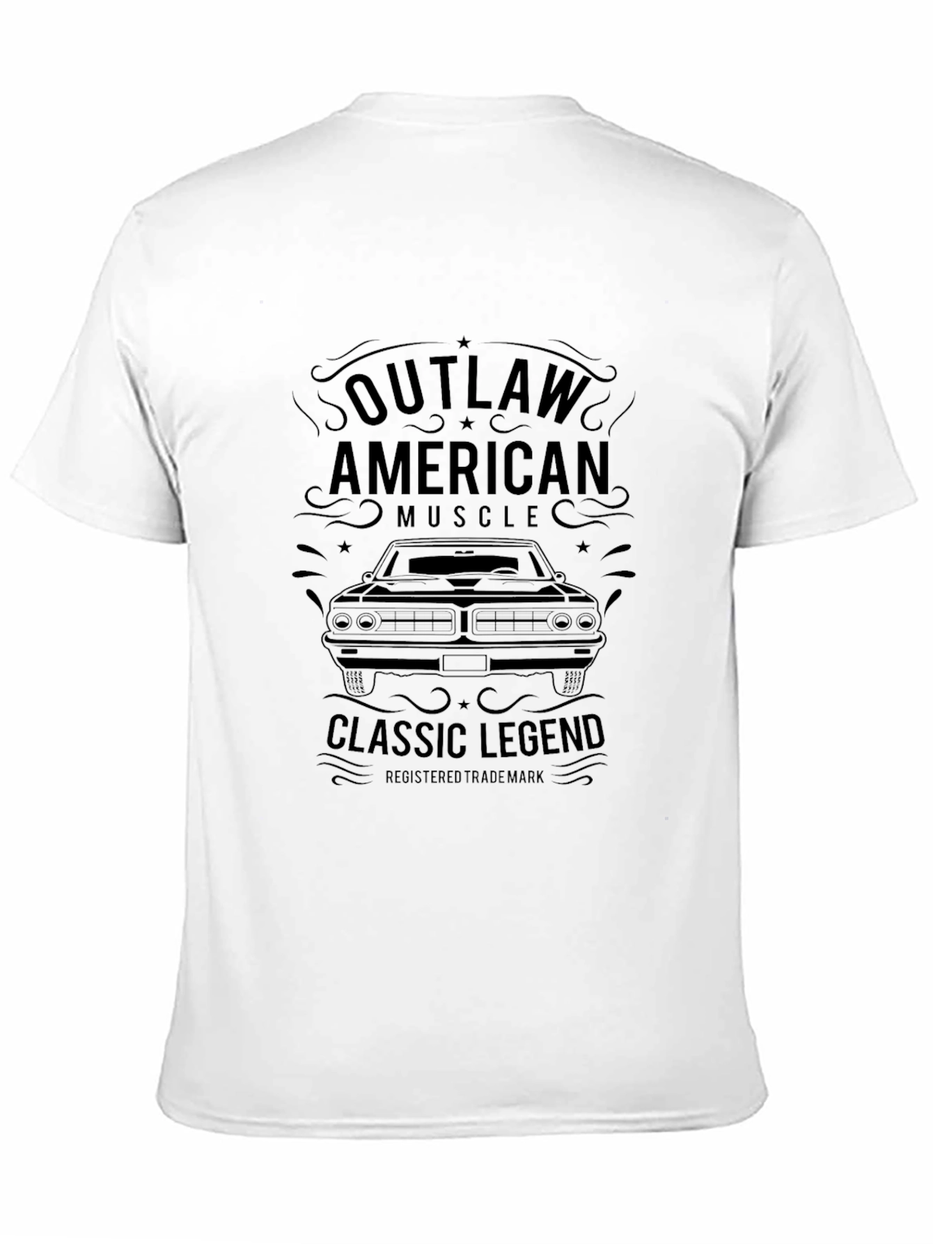 Outlaw American Muscle Car Classic Legend T-Shirt