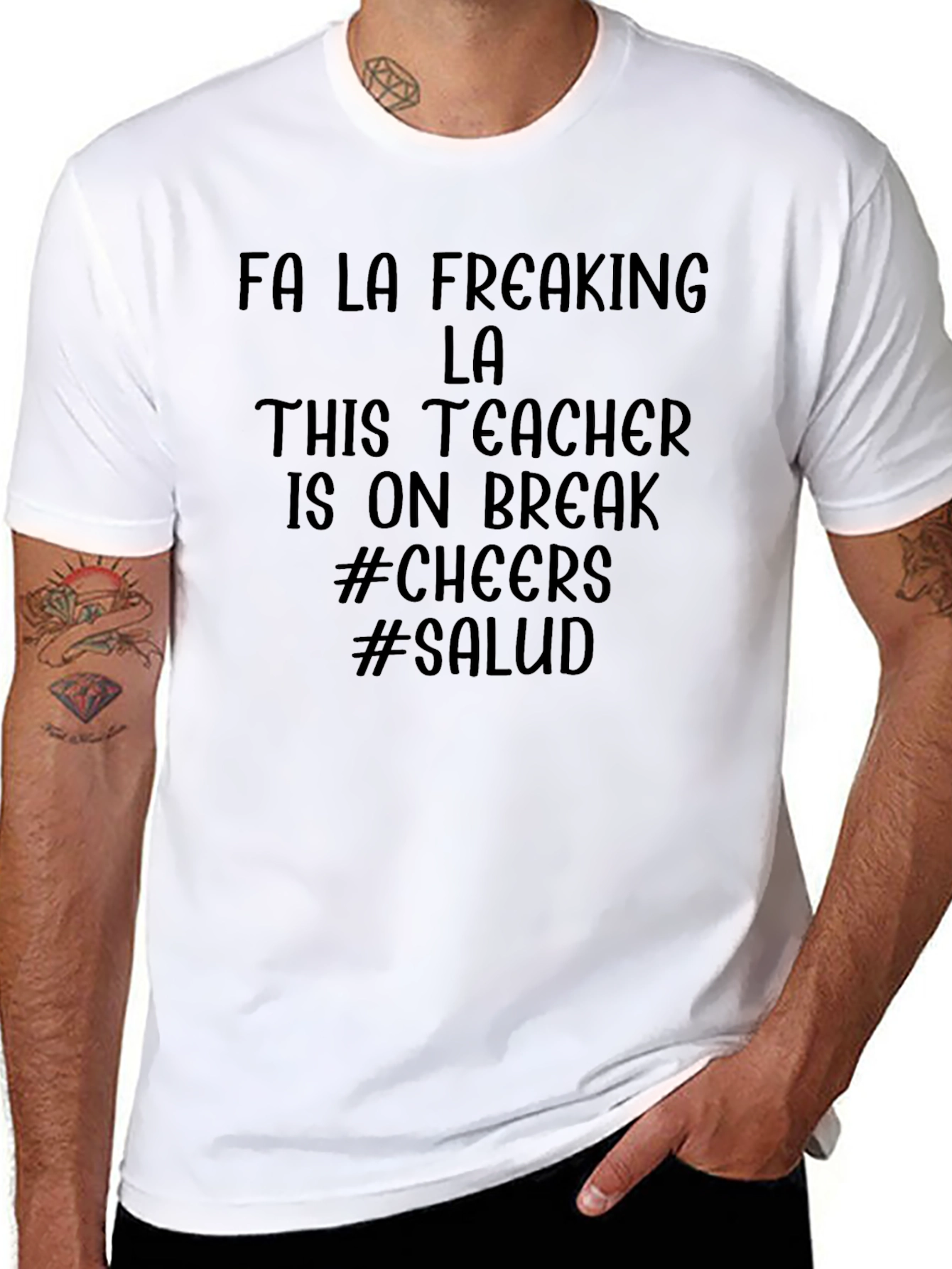 Teacher on Break Novelty Graphic Tee