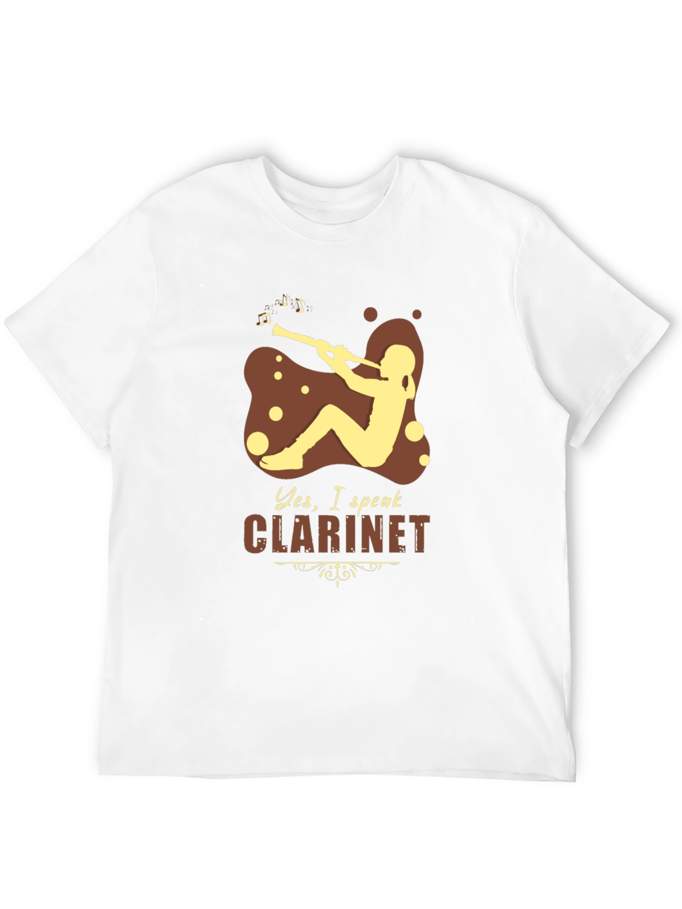 Clarinet Player T-Shirt: Music Lover Gift