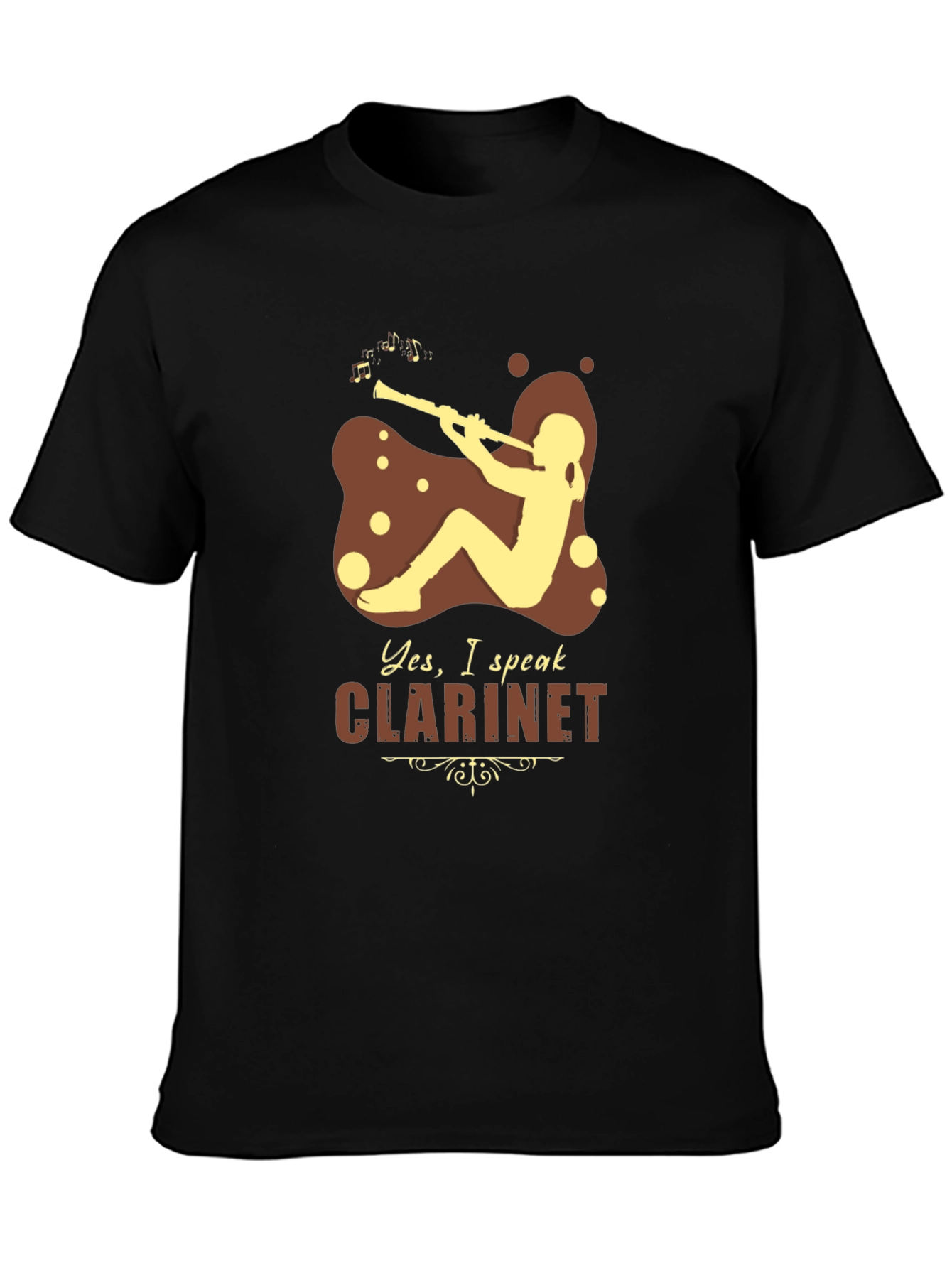 Clarinet Player T-Shirt: Music Lover Gift