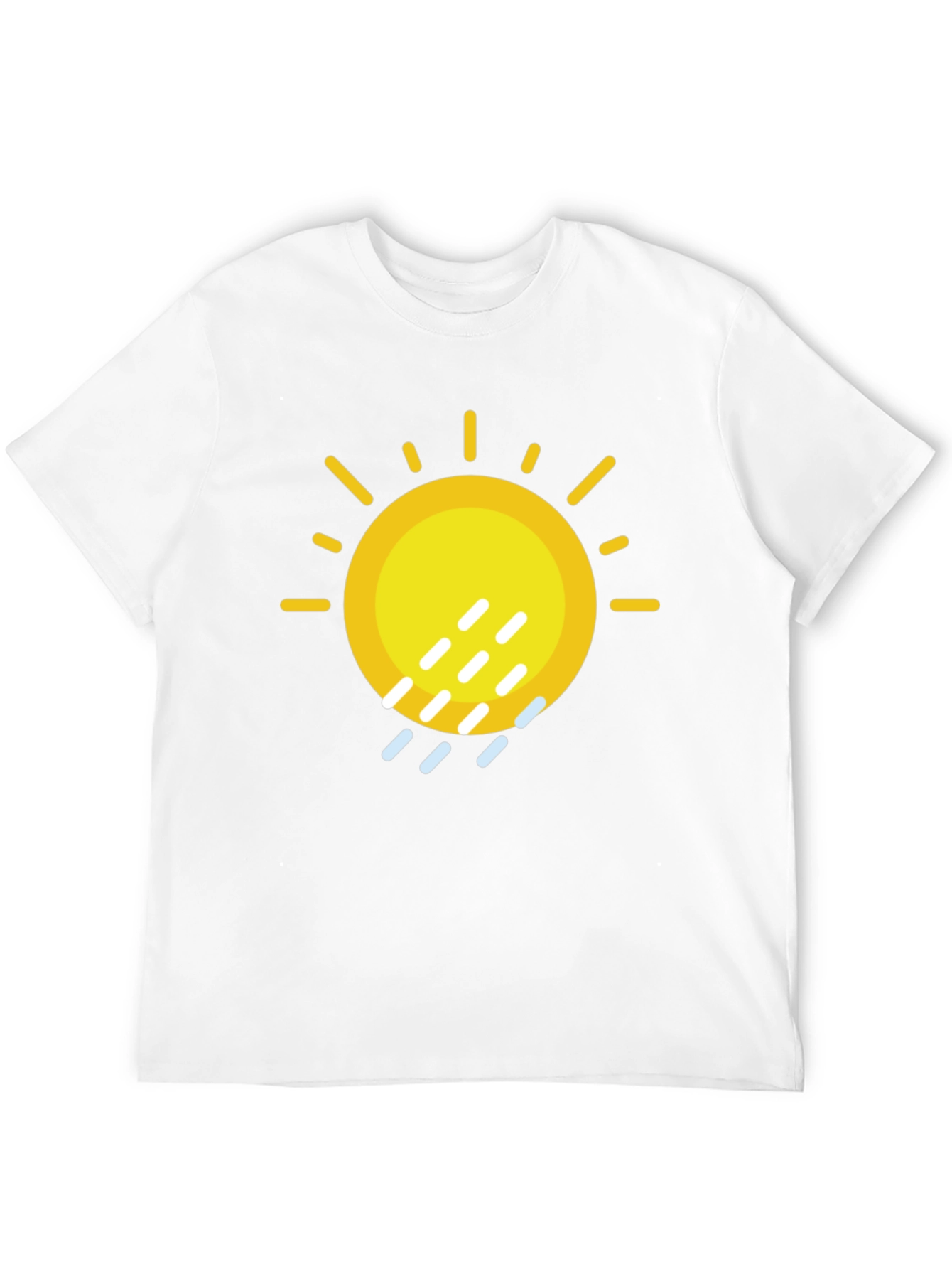 Sunny Rain Graphic Tee - Weather Humor T-Shirt