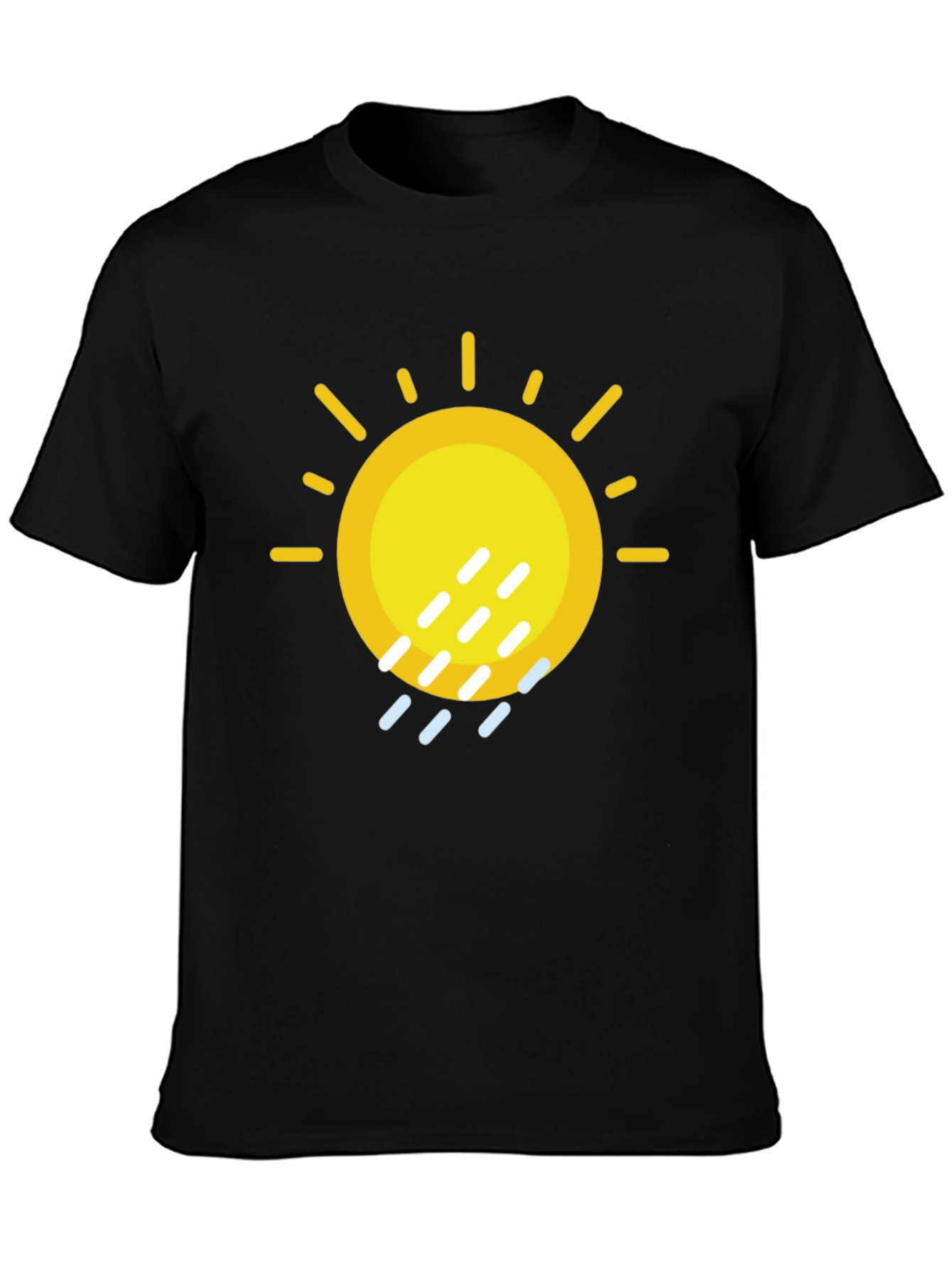 Sunny Rain Graphic Tee - Weather Humor T-Shirt
