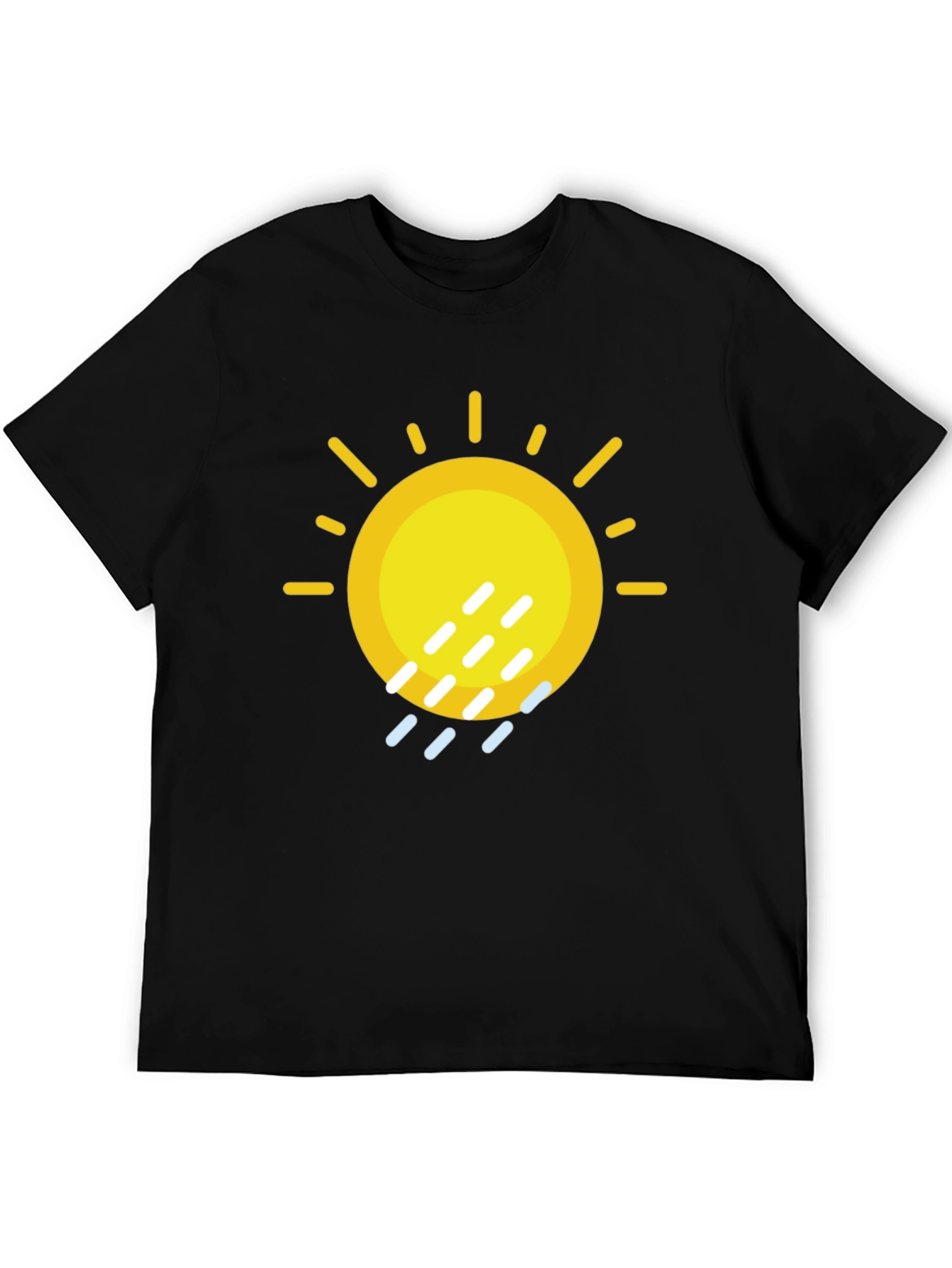 Sunny Rain Graphic Tee - Weather Humor T-Shirt