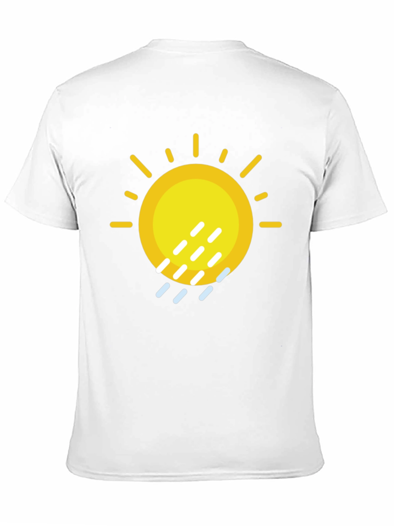 Sunny Rain Graphic Tee - Weather Humor T-Shirt