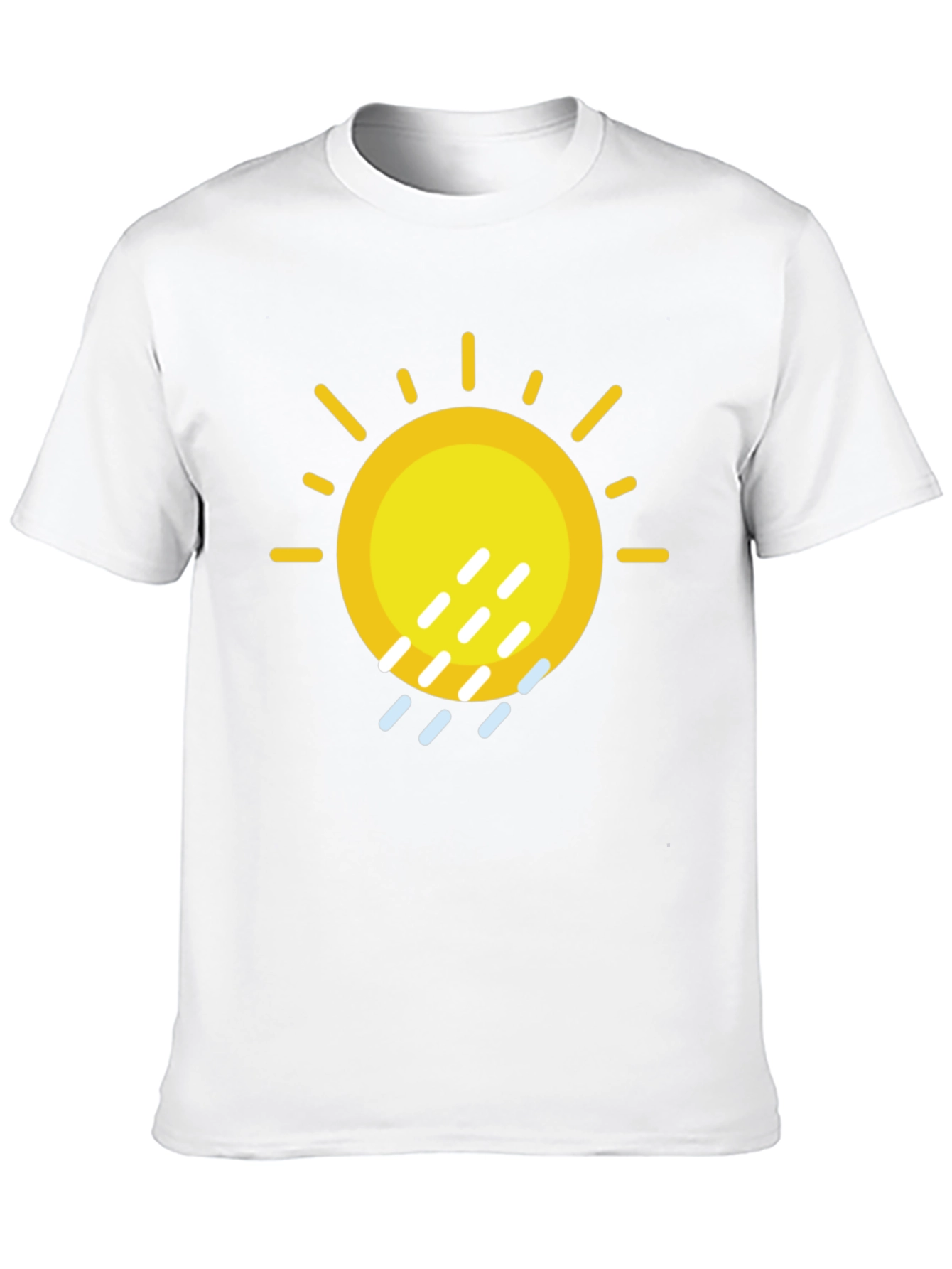 Sunny Rain Graphic Tee - Weather Humor T-Shirt