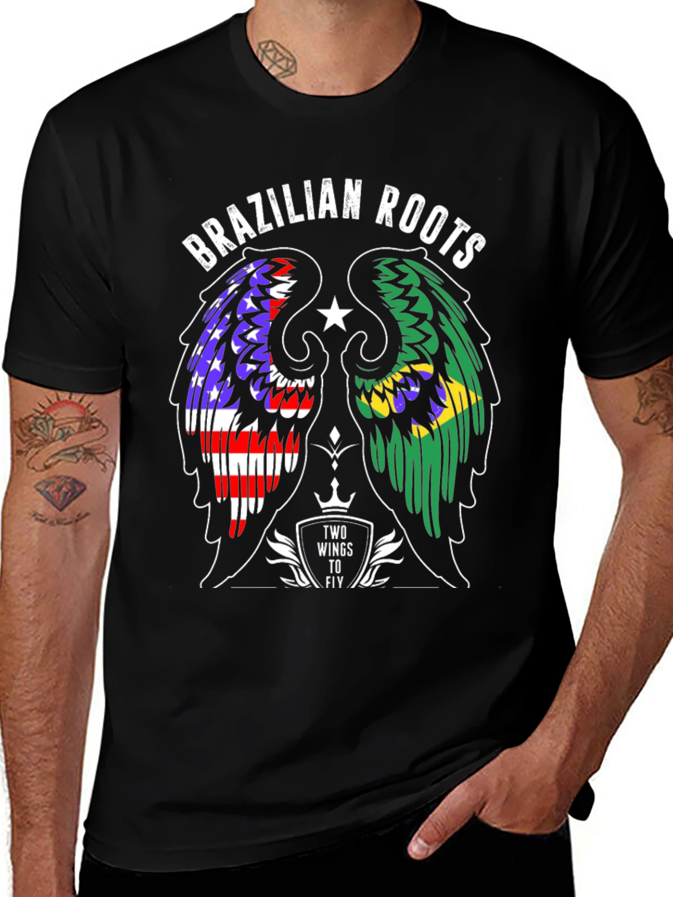 Brazilian Roots Graphic T-Shirt