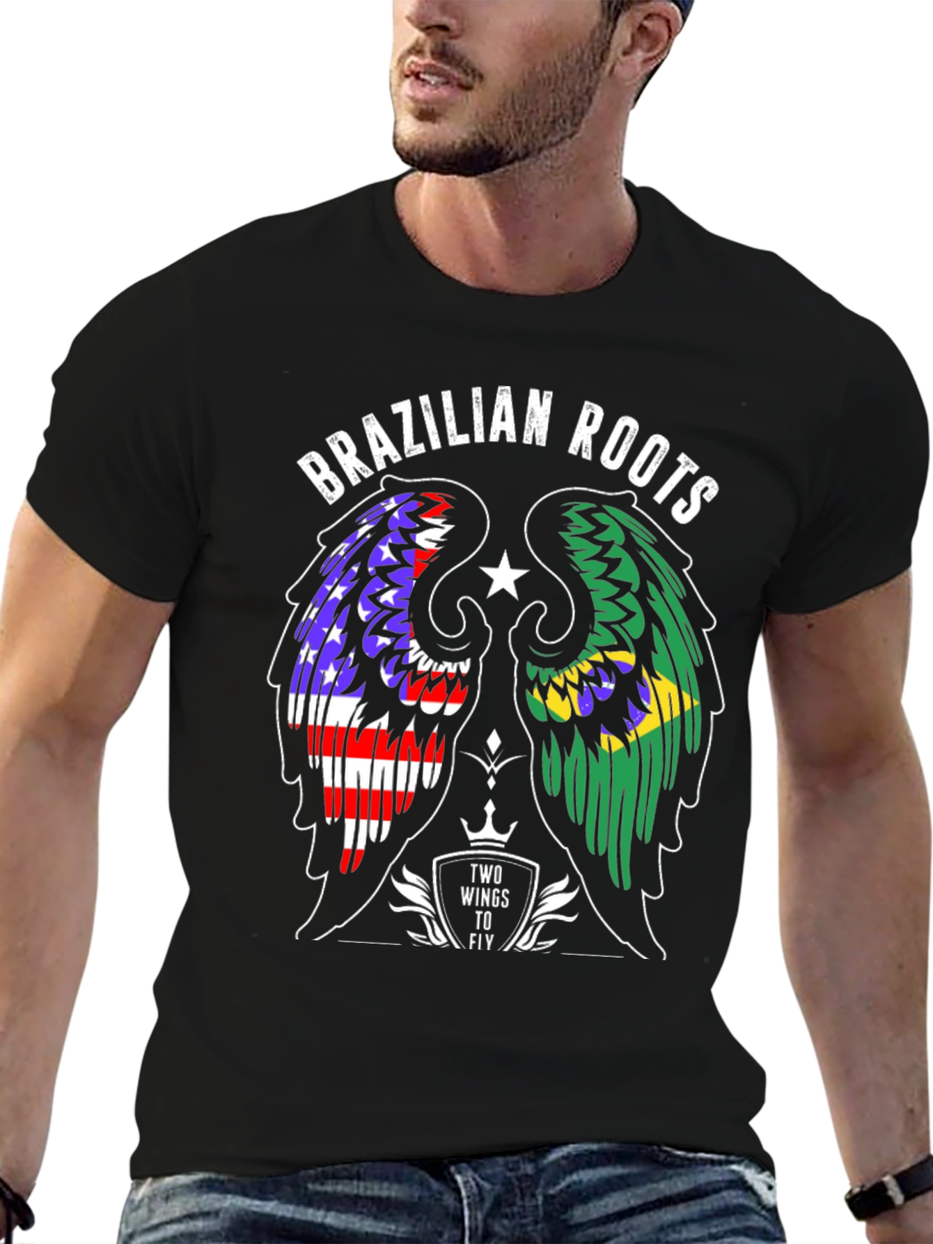 Brazilian Roots Graphic T-Shirt