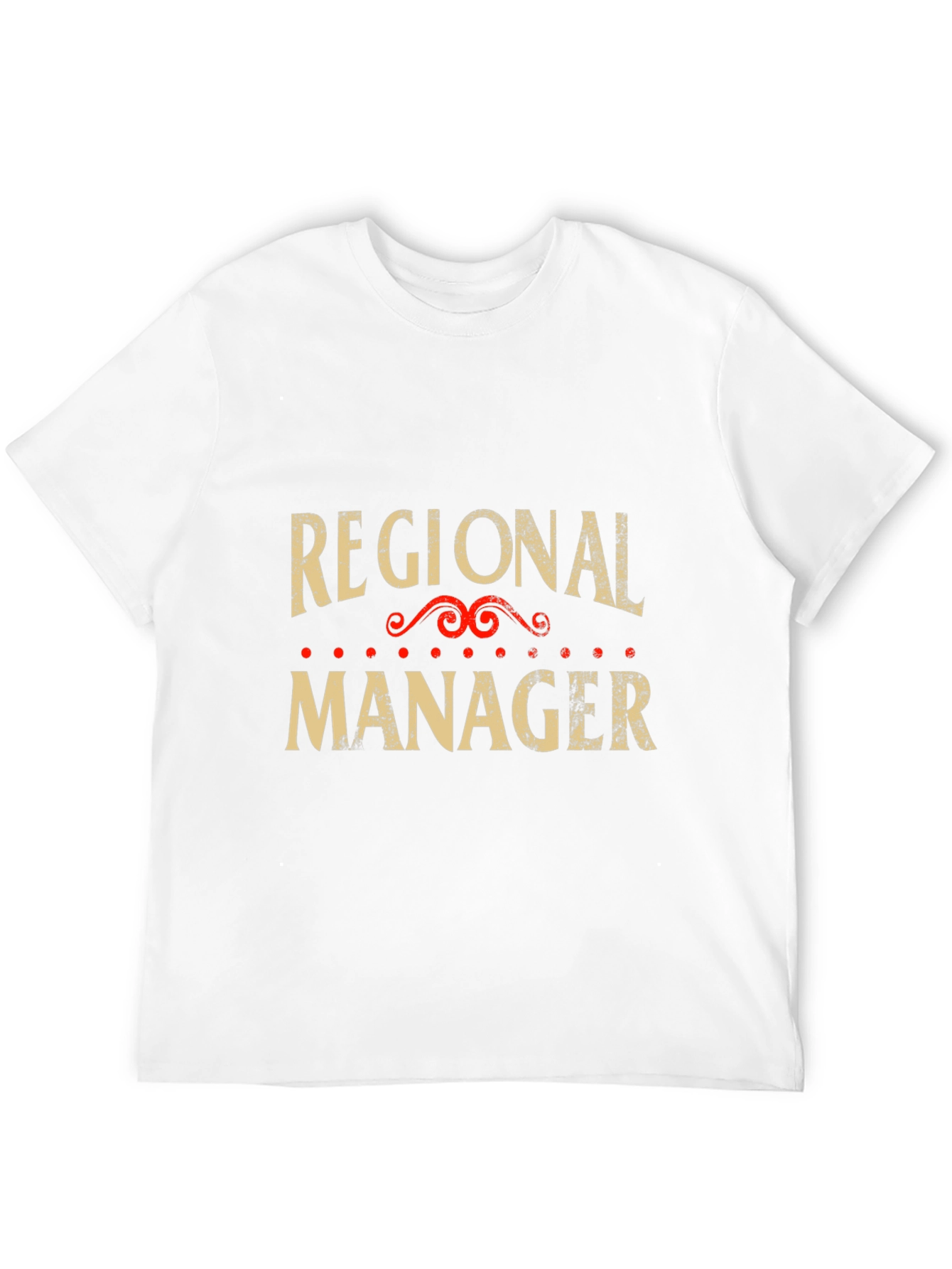 Regional Manager Graphic Tee - Black Cotton T-Shirt