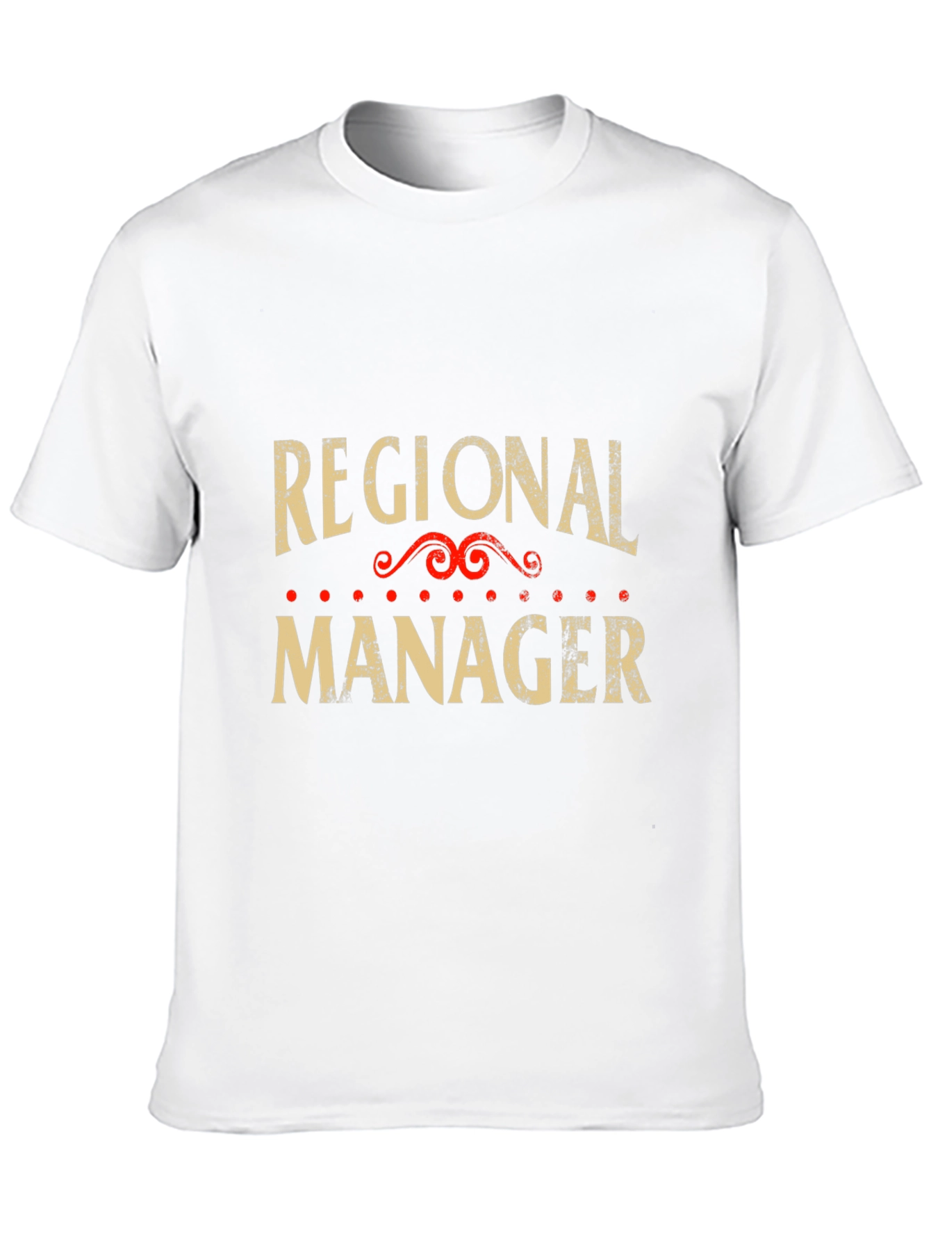 Regional Manager Graphic Tee - Black Cotton T-Shirt