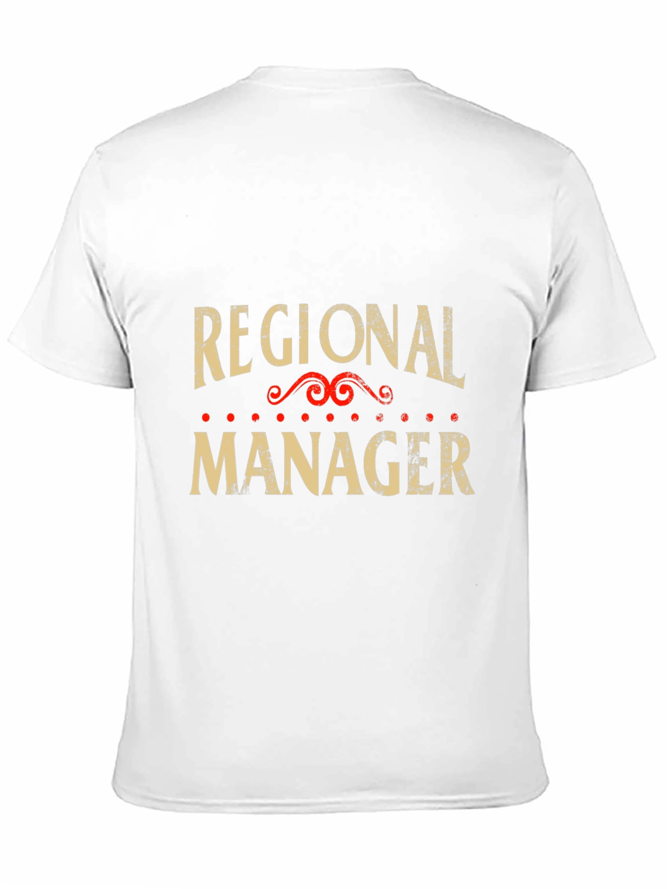 Regional Manager Graphic Tee - Black Cotton T-Shirt
