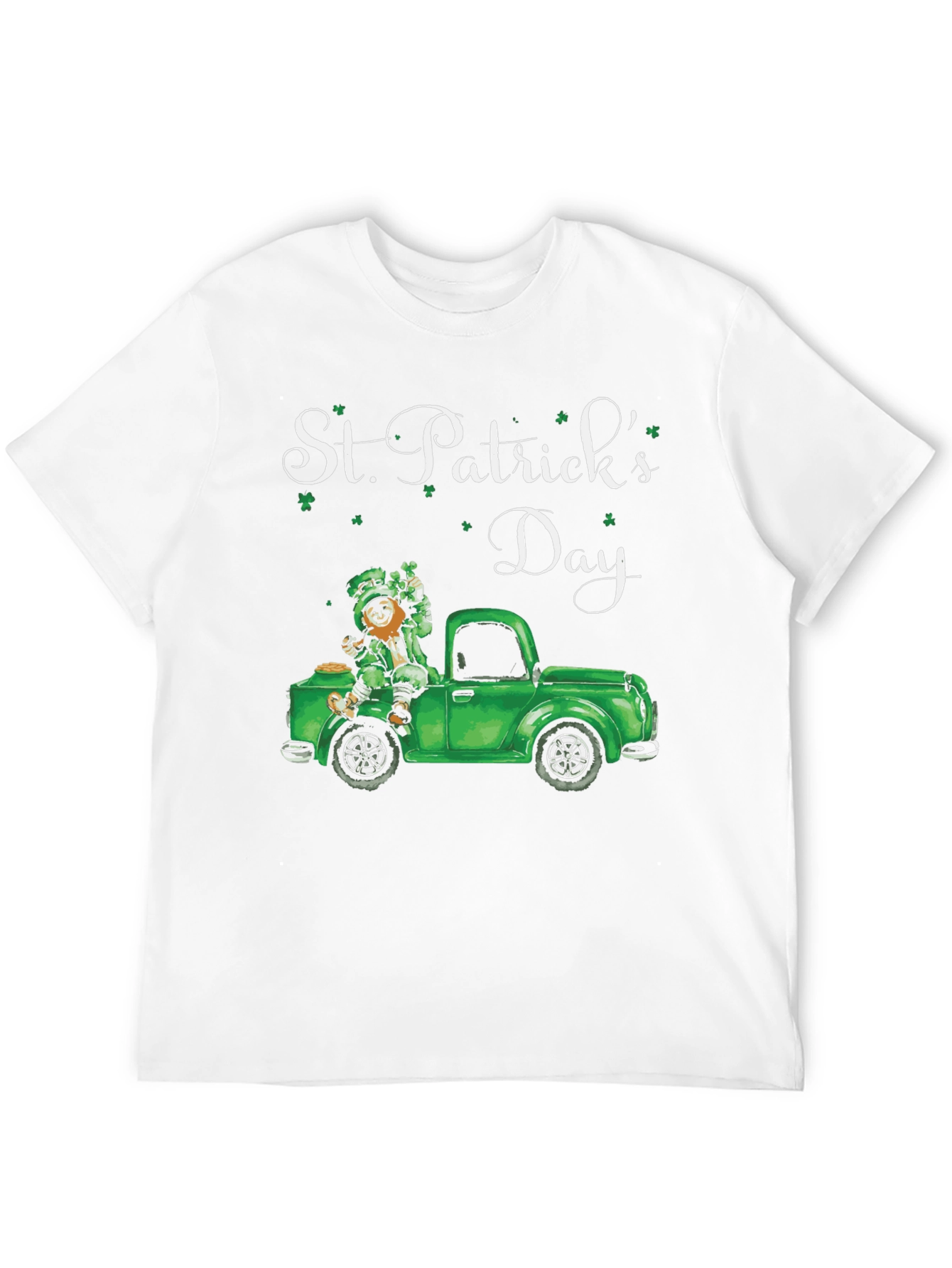 St. Patricks Day Leprechaun Truck Tee