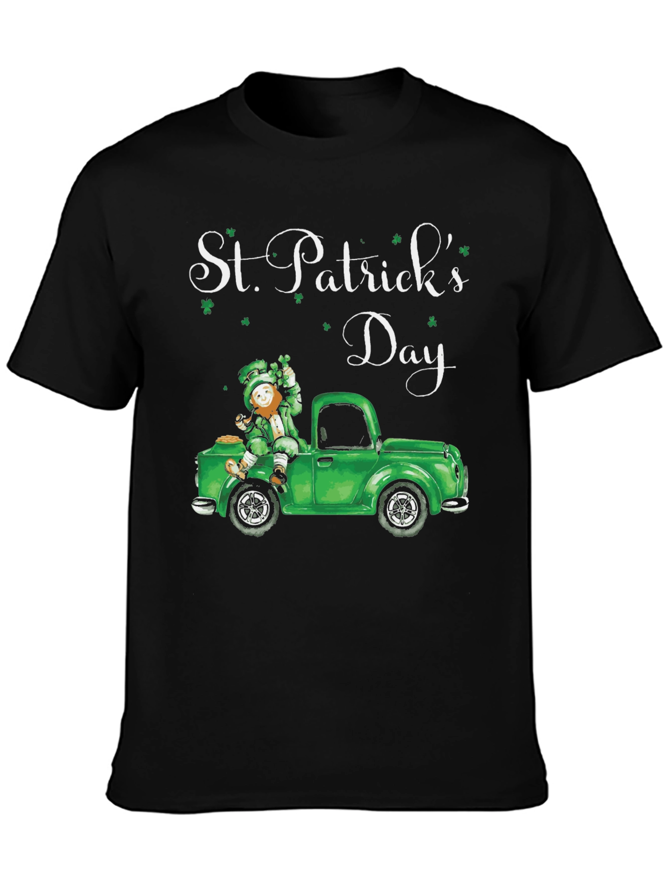 St. Patricks Day Leprechaun Truck Tee