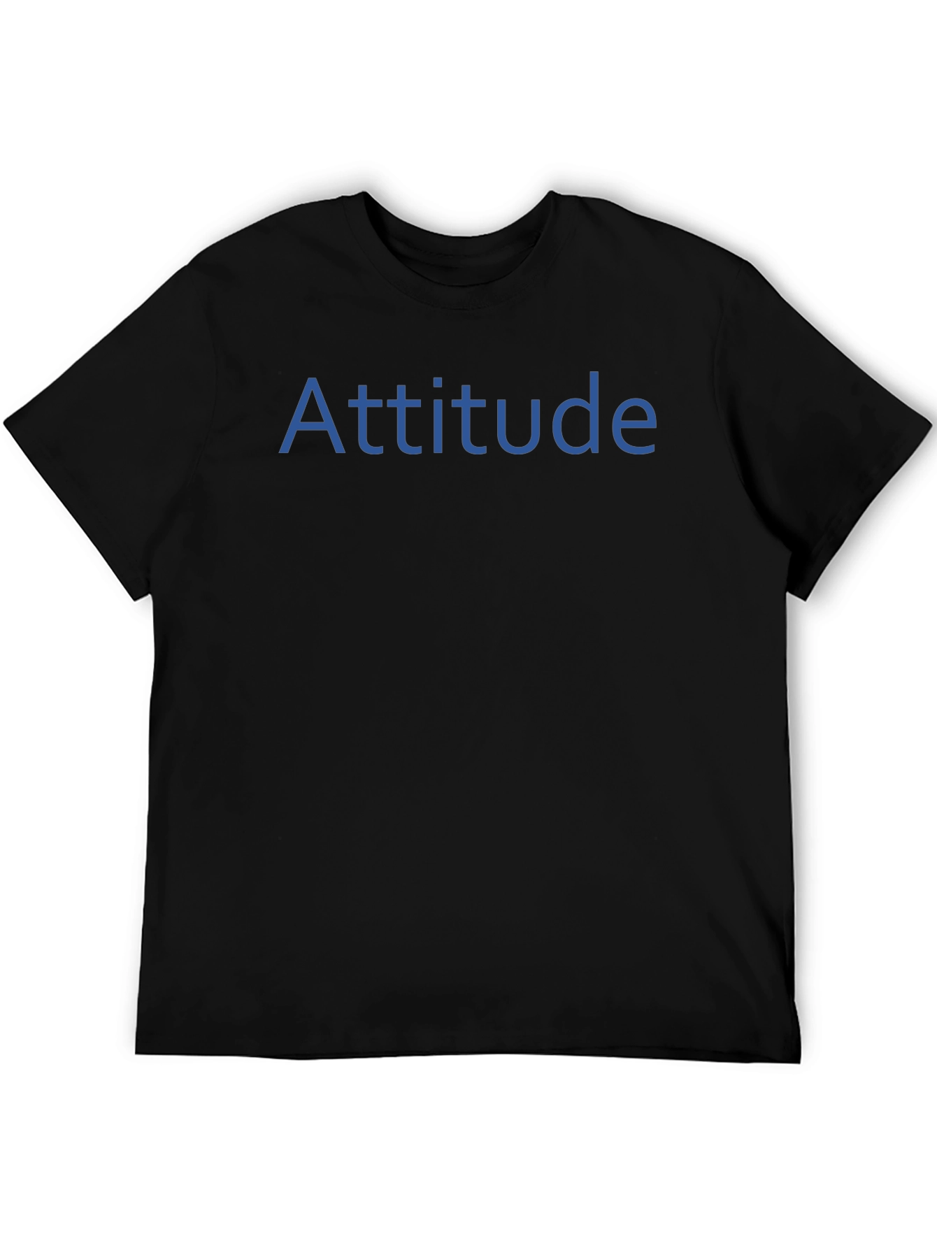Attitude Graphic Tee - Mens Casual Cotton T-Shirt