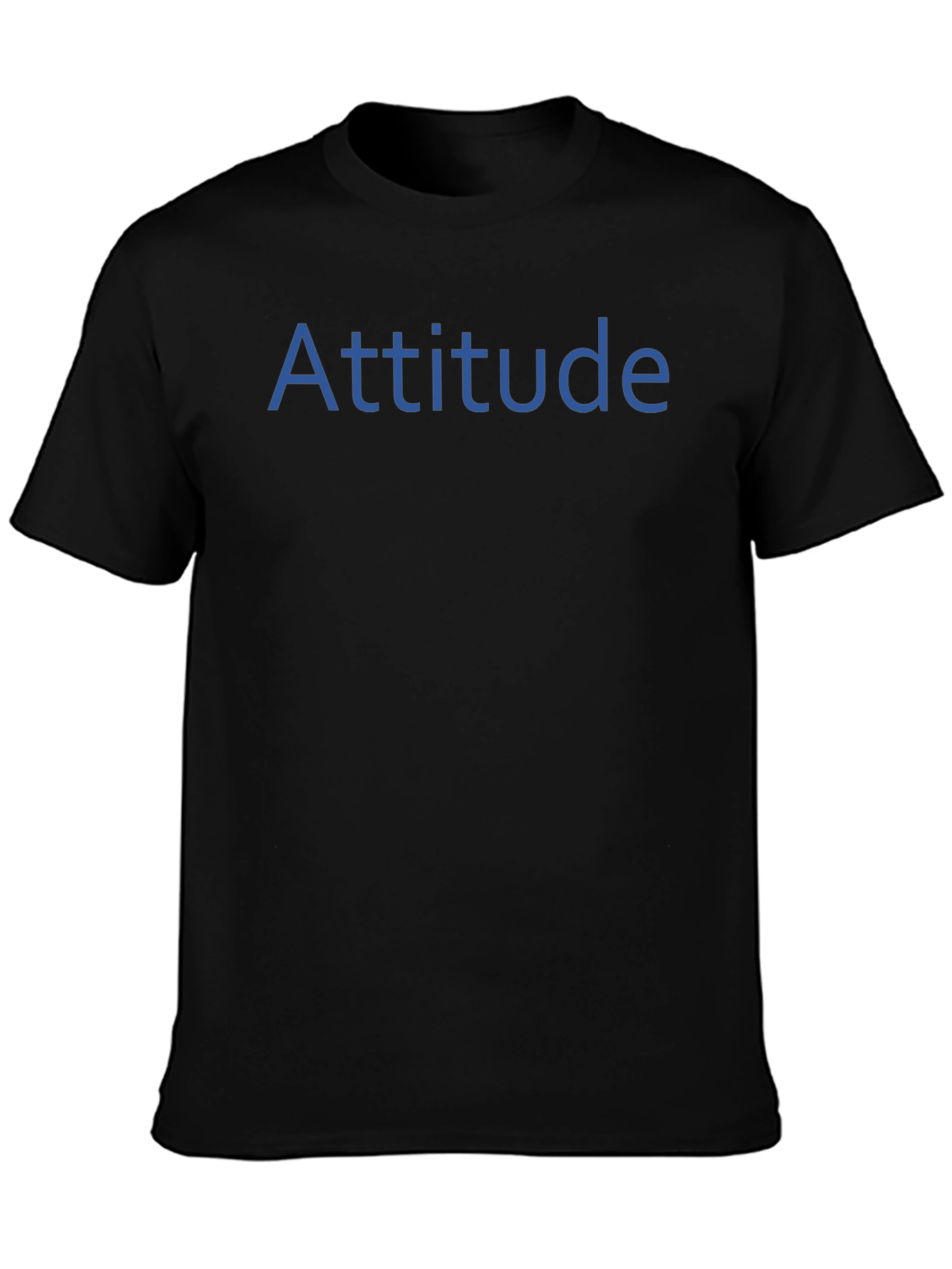 Attitude Graphic Tee - Mens Casual Cotton T-Shirt