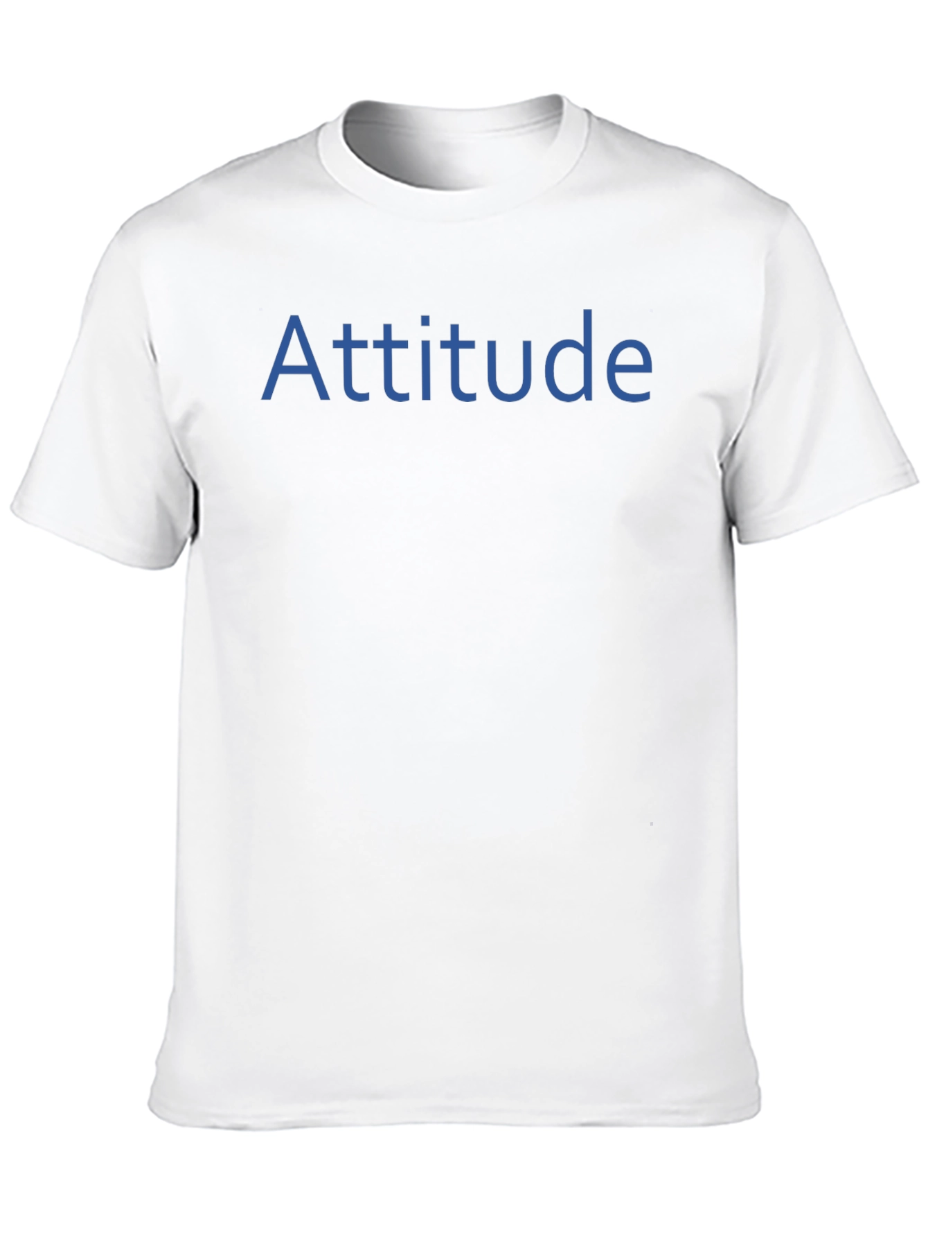 Attitude Graphic Tee - Mens Casual Cotton T-Shirt