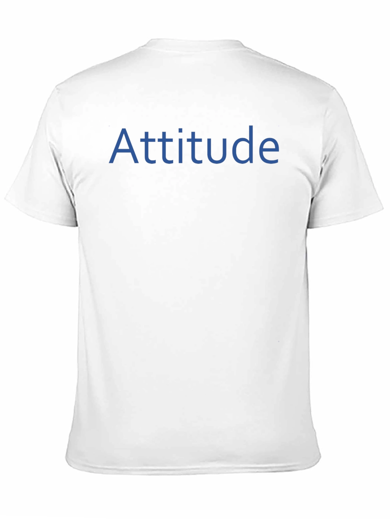 Attitude Graphic Tee - Mens Casual Cotton T-Shirt