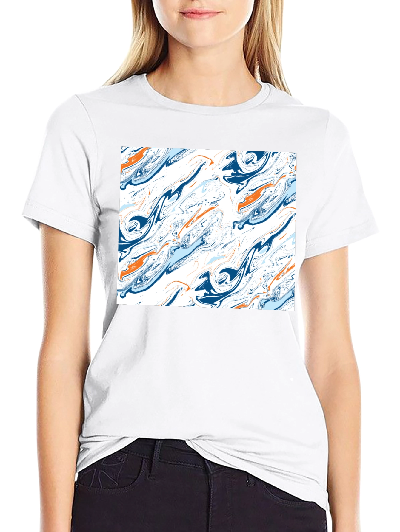 Abstract Swirl T-Shirt - Unique Graphic Tee