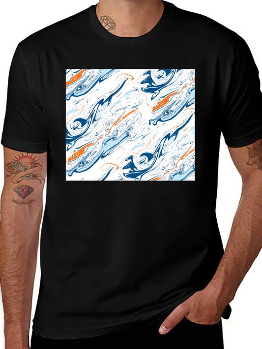 Abstract Swirl T-Shirt - Unique Graphic Tee